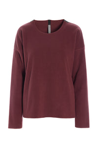 BLOUSE ROUND NECK - 1359 - BORDEAUX