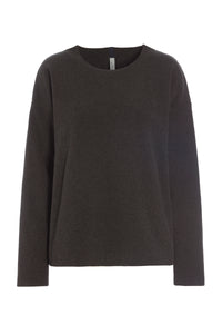 BLOUSE ROUND NECK - 1359 - CHOKOLATE