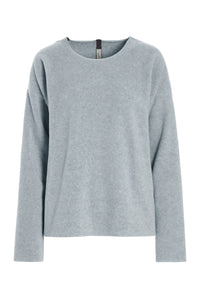 BLOUSE ROUND NECK - 1359 - LIGHT GREY