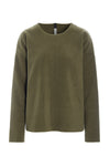 BLOUSE ROUND NECK - 1359 - MOSS