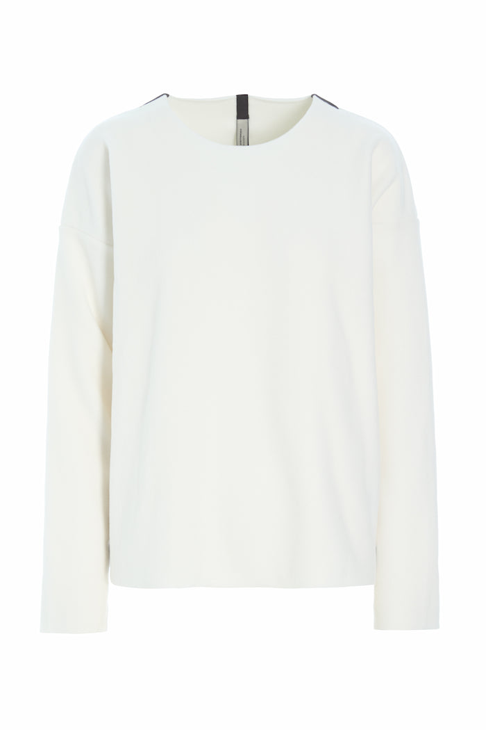 HENRIETTE STEFFENSEN COPENHAGEN BLOUSE ROUND NECK - 1359 BLUSER OFF WHITE 802