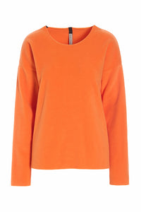 BLOUSE ROUND NECK - 1359 - ORANGE