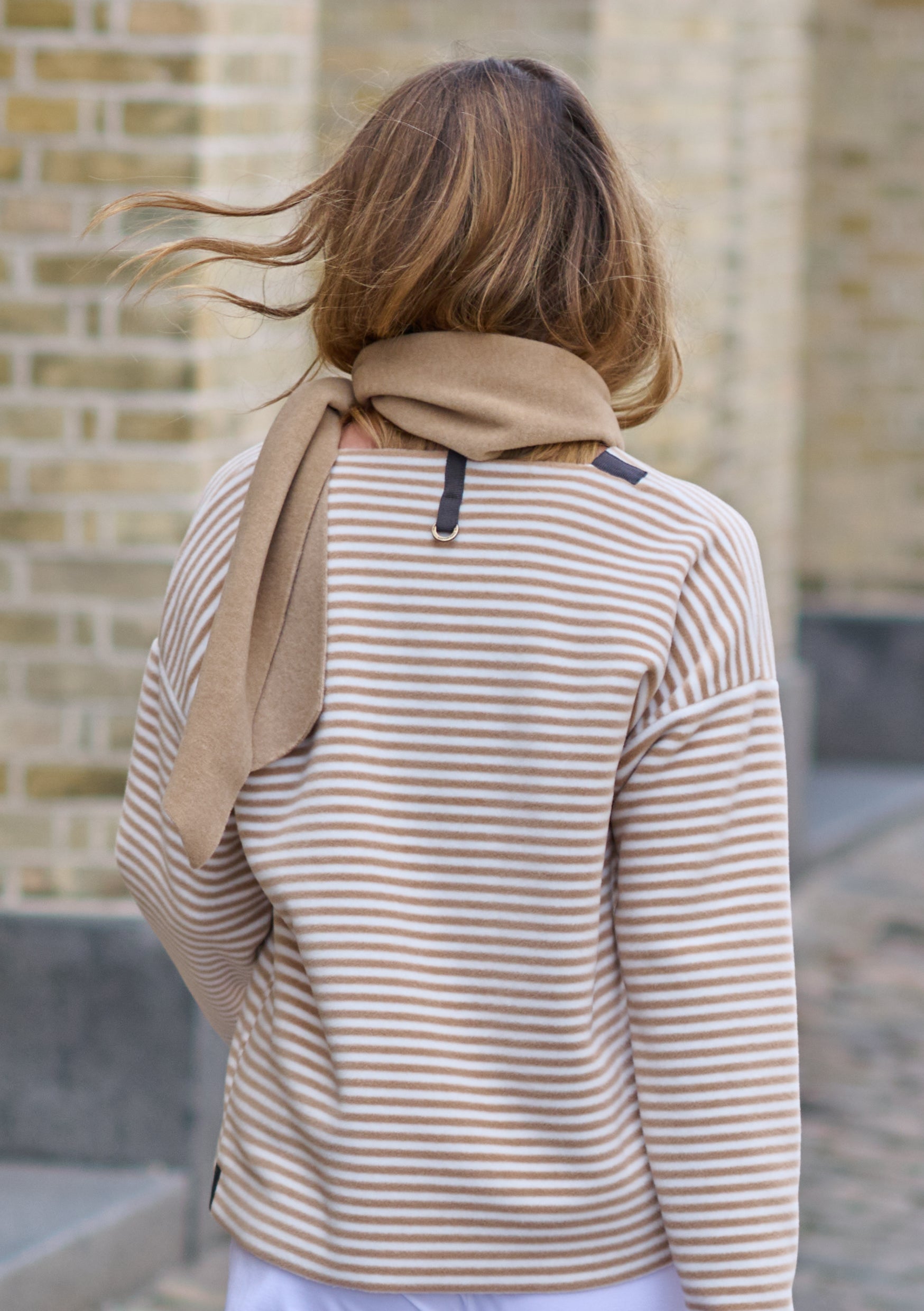 HENRIETTE STEFFENSEN COPENHAGEN BLOUSE ROUND NECK - 1359 BLUSER STRIPES C&O 789