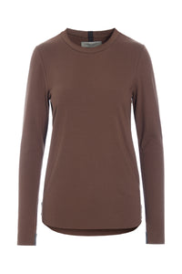 BLOUSE SLIM FIT - 96091 - CHOCOLATE