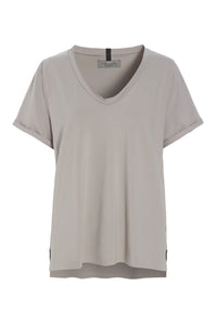 BLOUSE V-NECK - 96082 - SAND