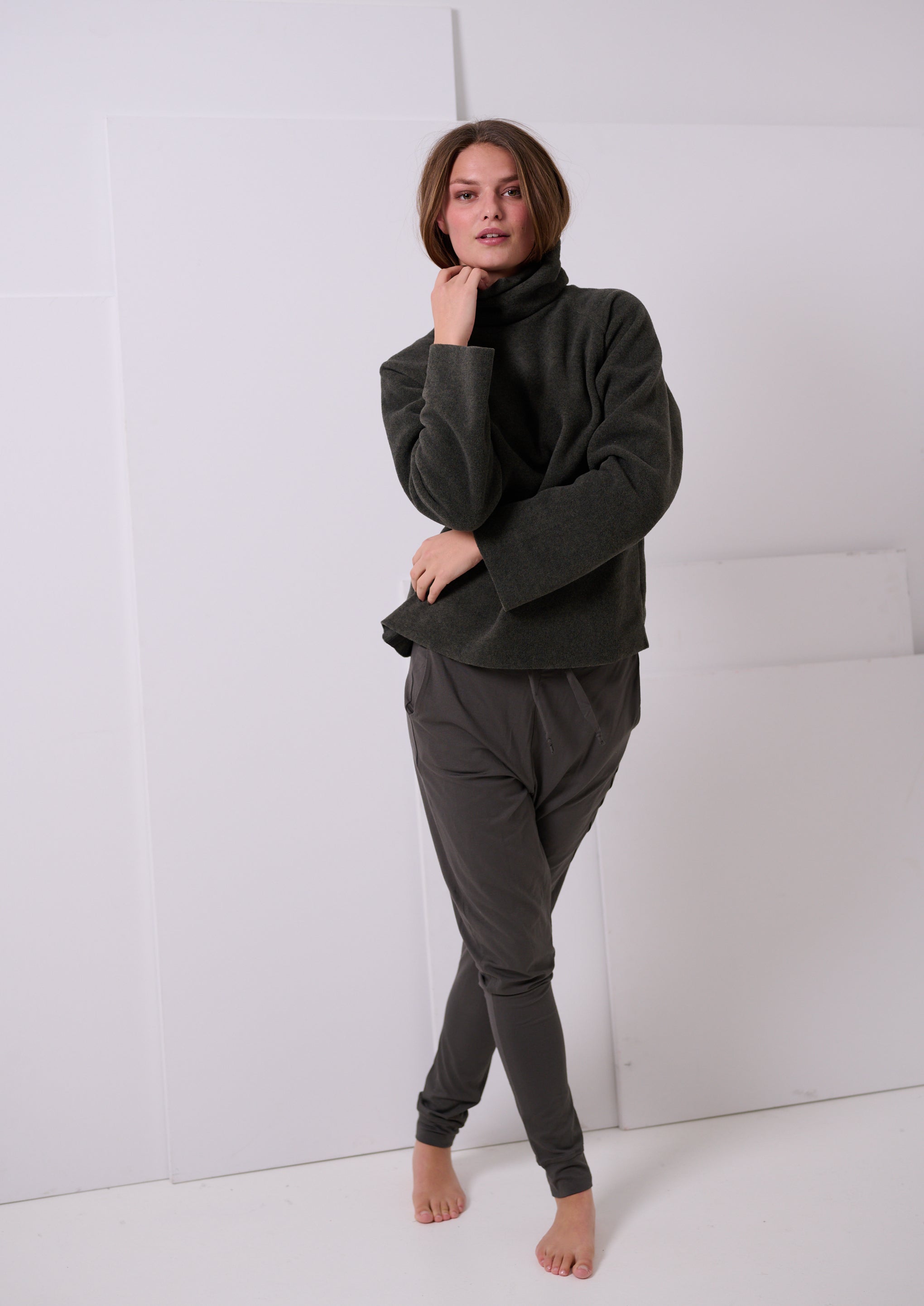 HENRIETTE STEFFENSEN COPENHAGEN BLOUSE WITH HIGH NECK - 1307 BLUSER FORREST 600