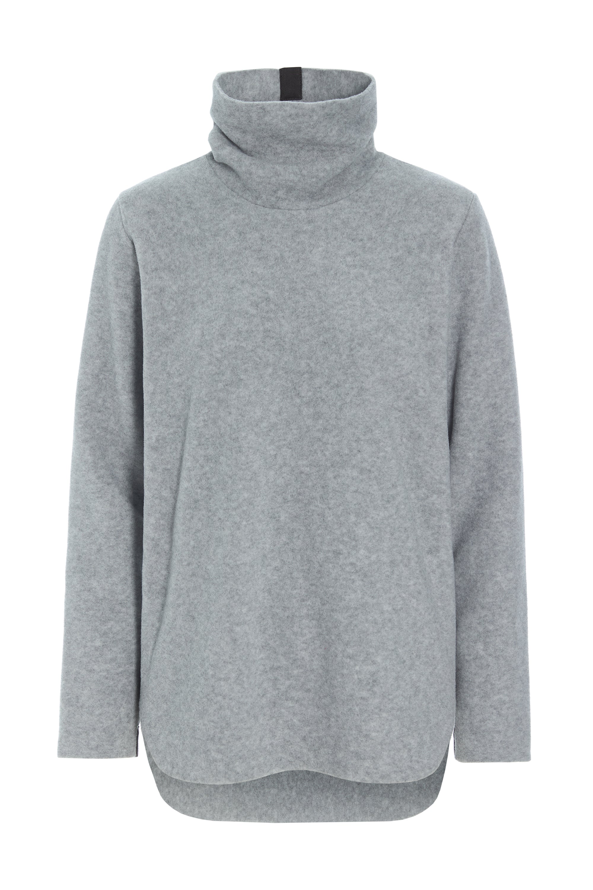 HENRIETTE STEFFENSEN COPENHAGEN BLOUSE WITH HIGH NECK - 1348 BLUSER LIGHT GREY 876