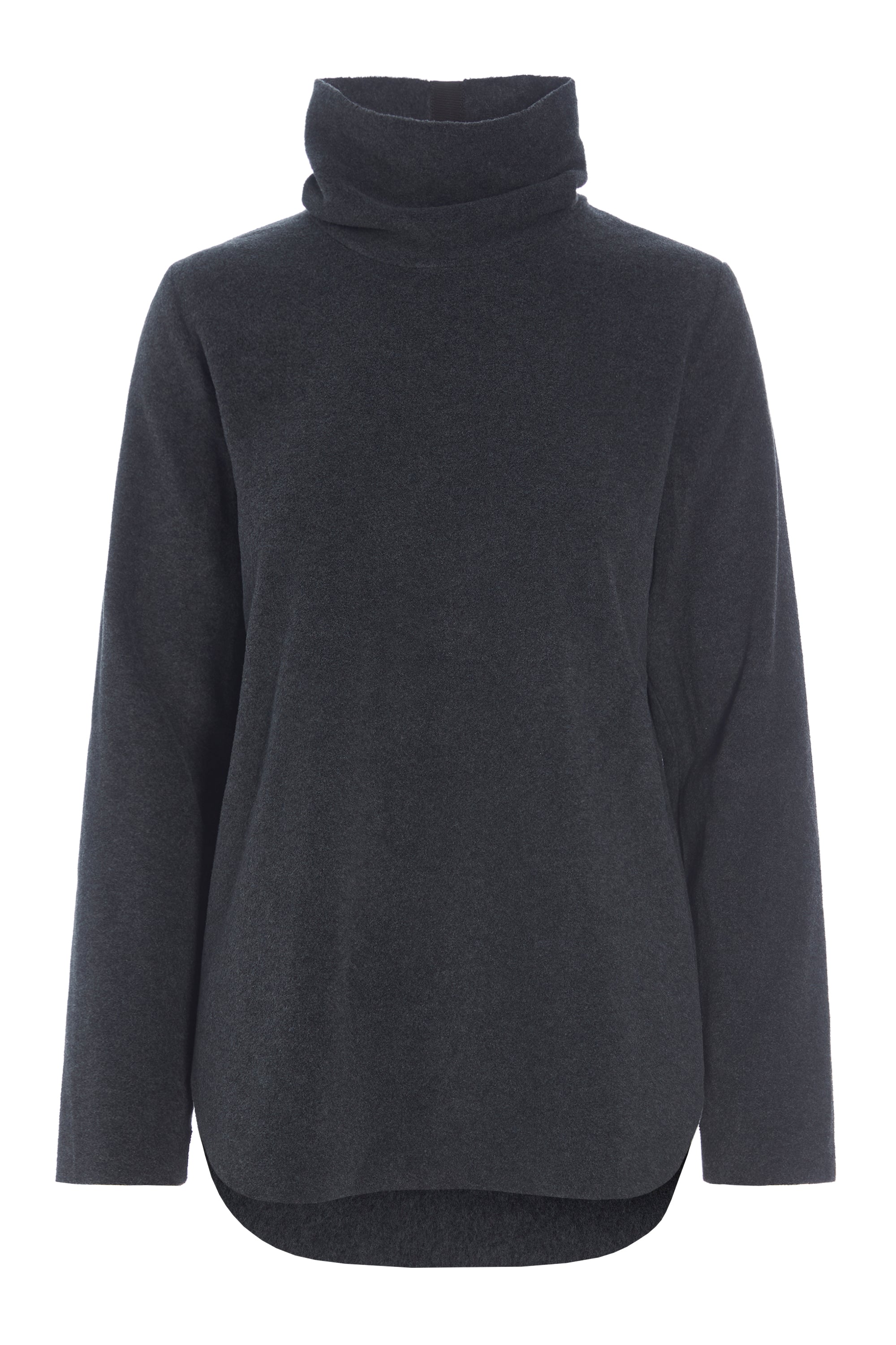 HENRIETTE STEFFENSEN COPENHAGEN BLOUSE WITH HIGH NECK - 1348 BLUSER SOFT BLACK 914