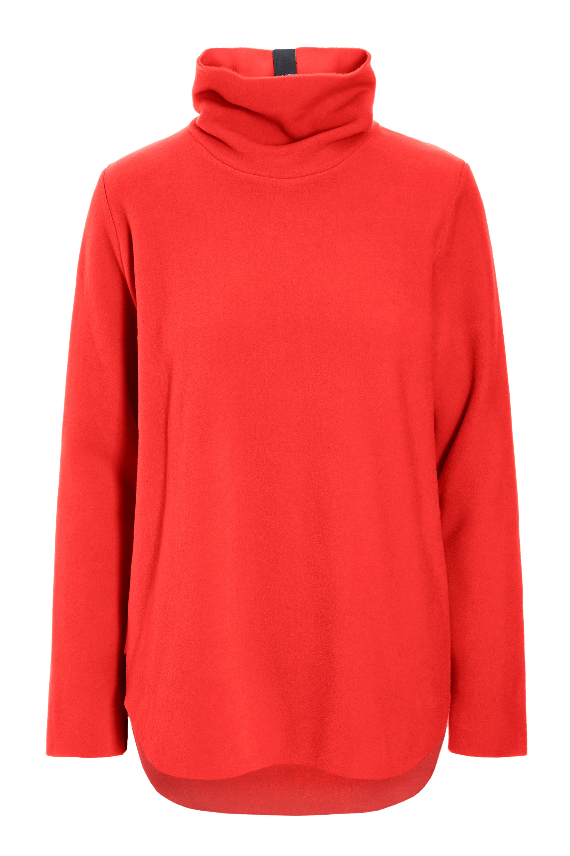 HENRIETTE STEFFENSEN COPENHAGEN BLOUSE WITH HIGH NECK - 1348 BLUSER TOMATO 845