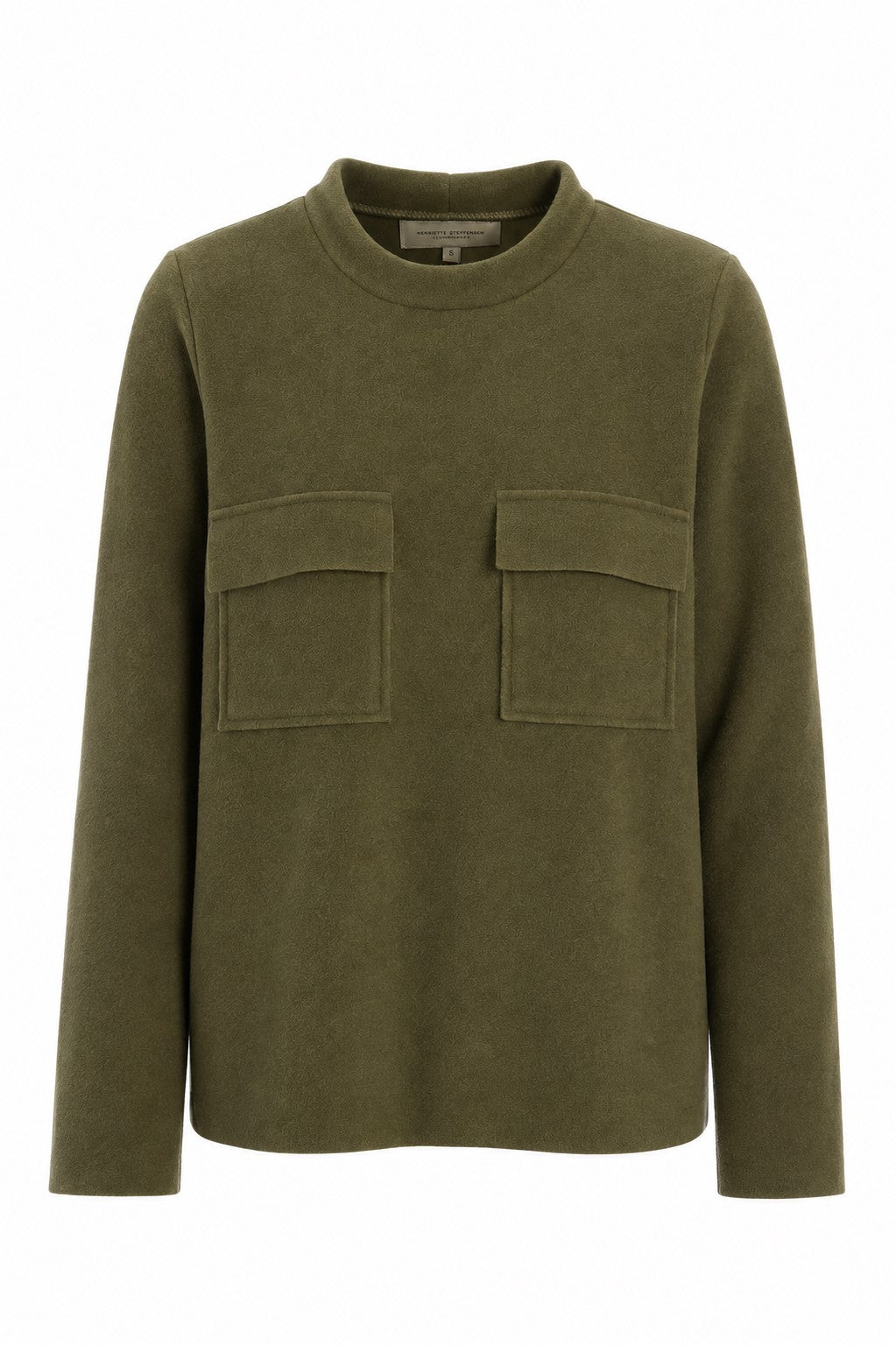 HENRIETTE STEFFENSEN COPENHAGEN BLOUSE WITH POCKETS - 1415 BLUSER MOSS 611