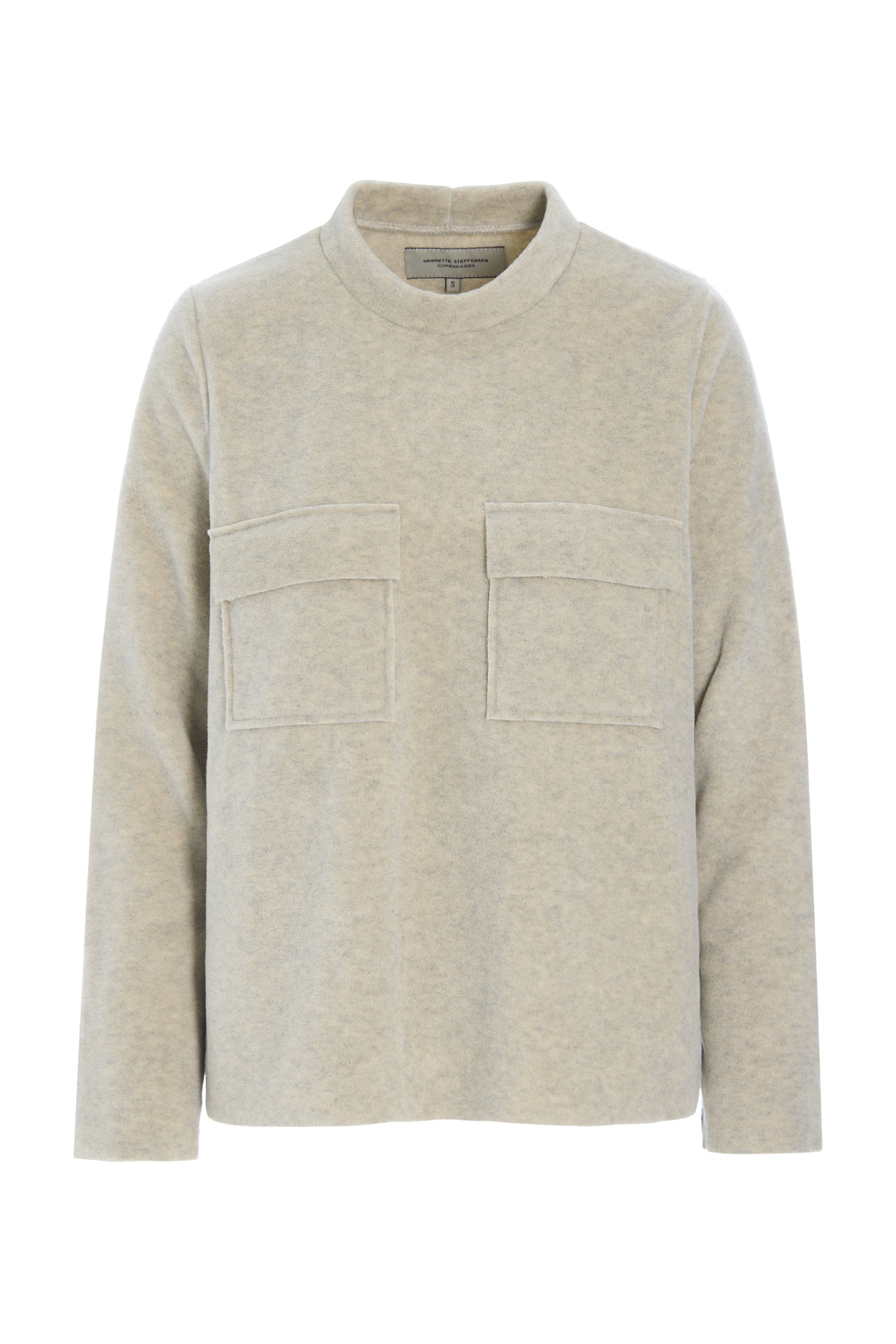HENRIETTE STEFFENSEN COPENHAGEN BLOUSE WITH POCKETS - 1415 BLUSER SAND 805