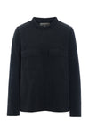BLOUSE WITH POCKETS - 1415 - SOFT BLACK