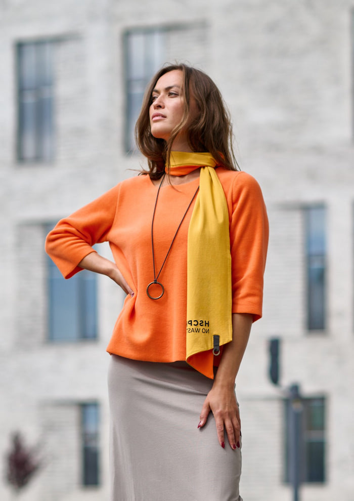 HENRIETTE STEFFENSEN COPENHAGEN BLOUSE - 1368 BLUSER ORANGE 773