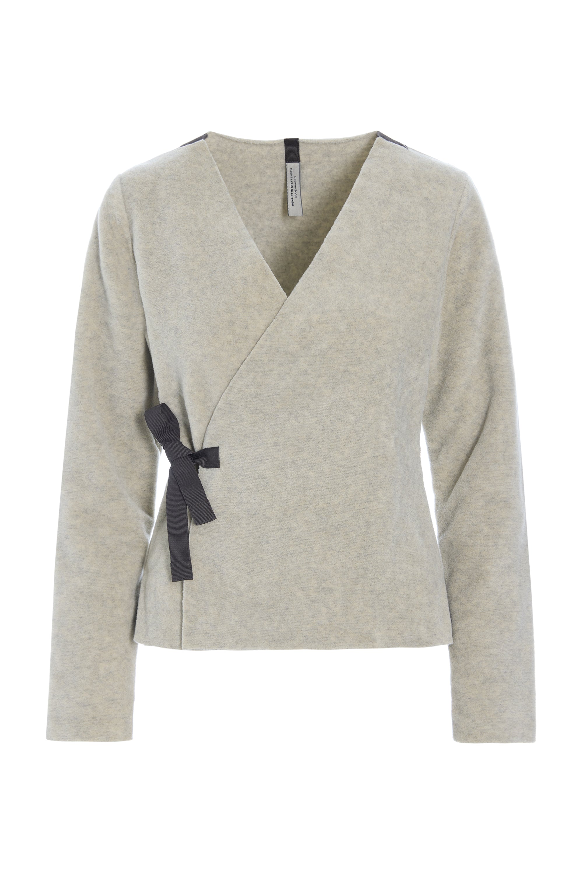 HENRIETTE STEFFENSEN COPENHAGEN BLOUSE WRAP - 1418 BLUSER SAND 805