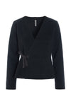 BLOUSE WRAP - 1418 - SOFT BLACK