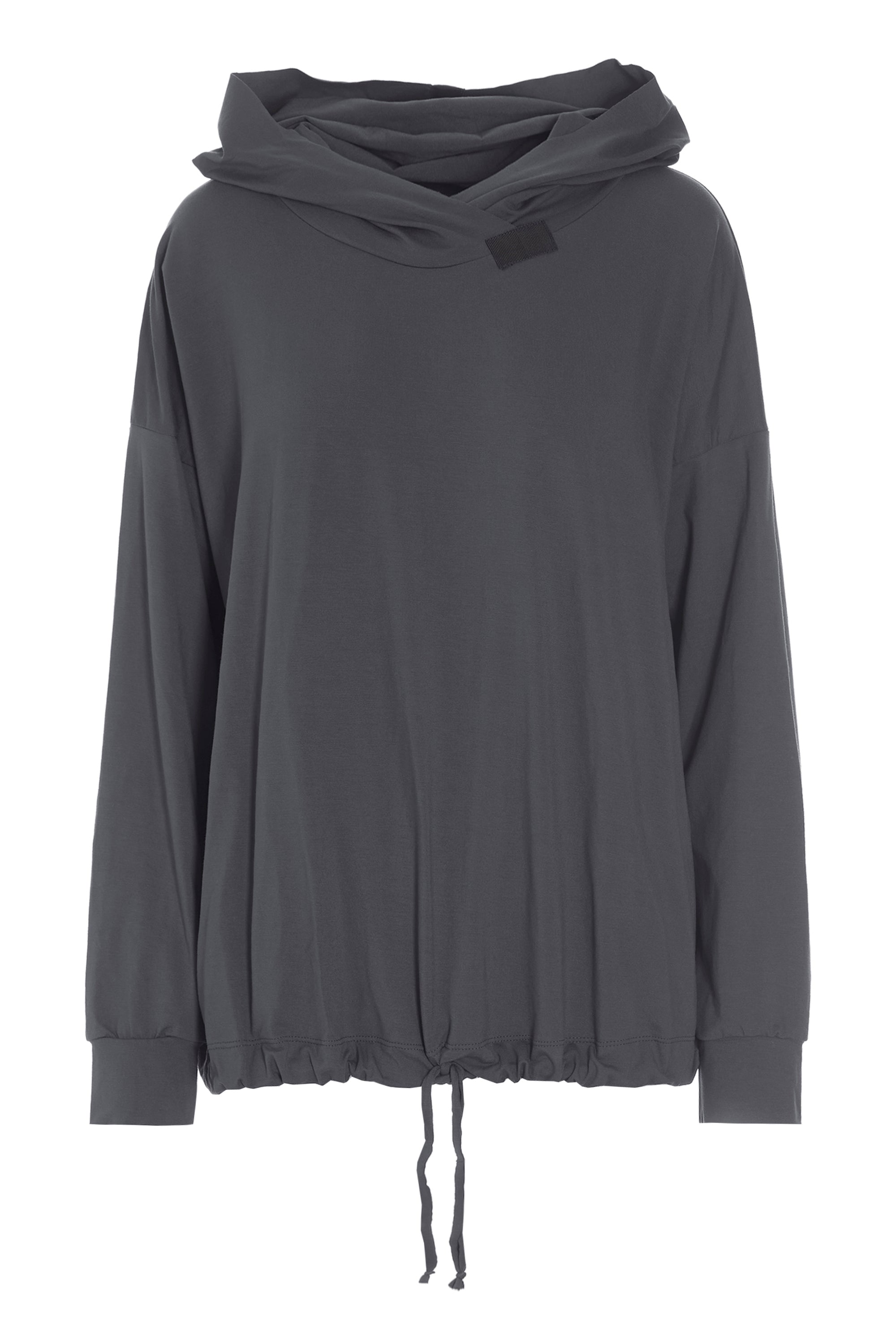 HENRIETTE STEFFENSEN COPENHAGEN BLOUSE W/HOOD - 96059 BLUSER GREY 905