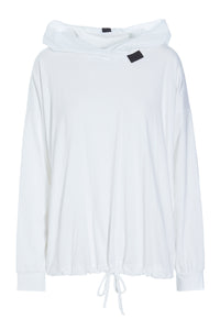 BLOUSE W/HOOD - 96059 - WHITE