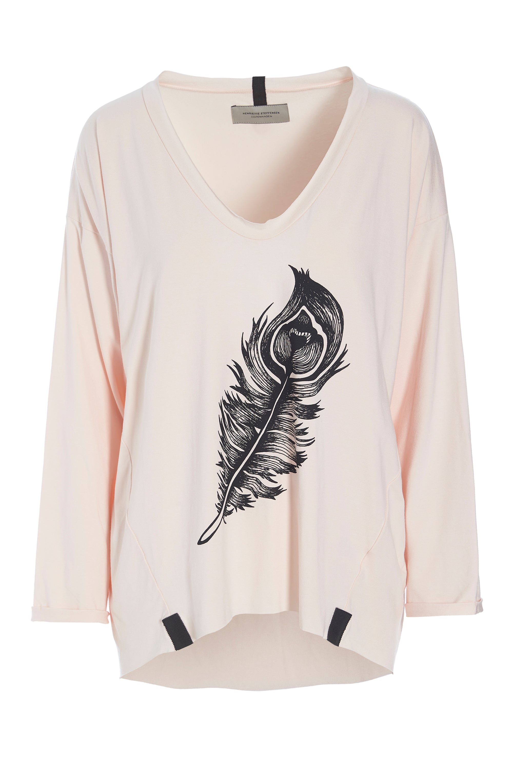 HENRIETTE STEFFENSEN COPENHAGEN BLOUSE W/PRINT - 96062 BLUSER SOFT ROSE 412