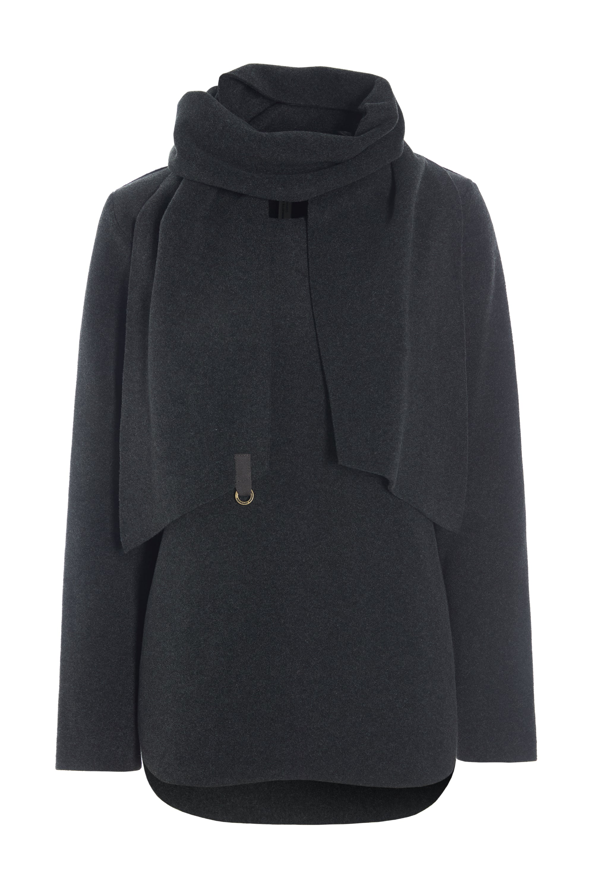 HENRIETTE STEFFENSEN COPENHAGEN BLOUSE W/ SCARF - 1373 BLUSER SOFT BLACK 914