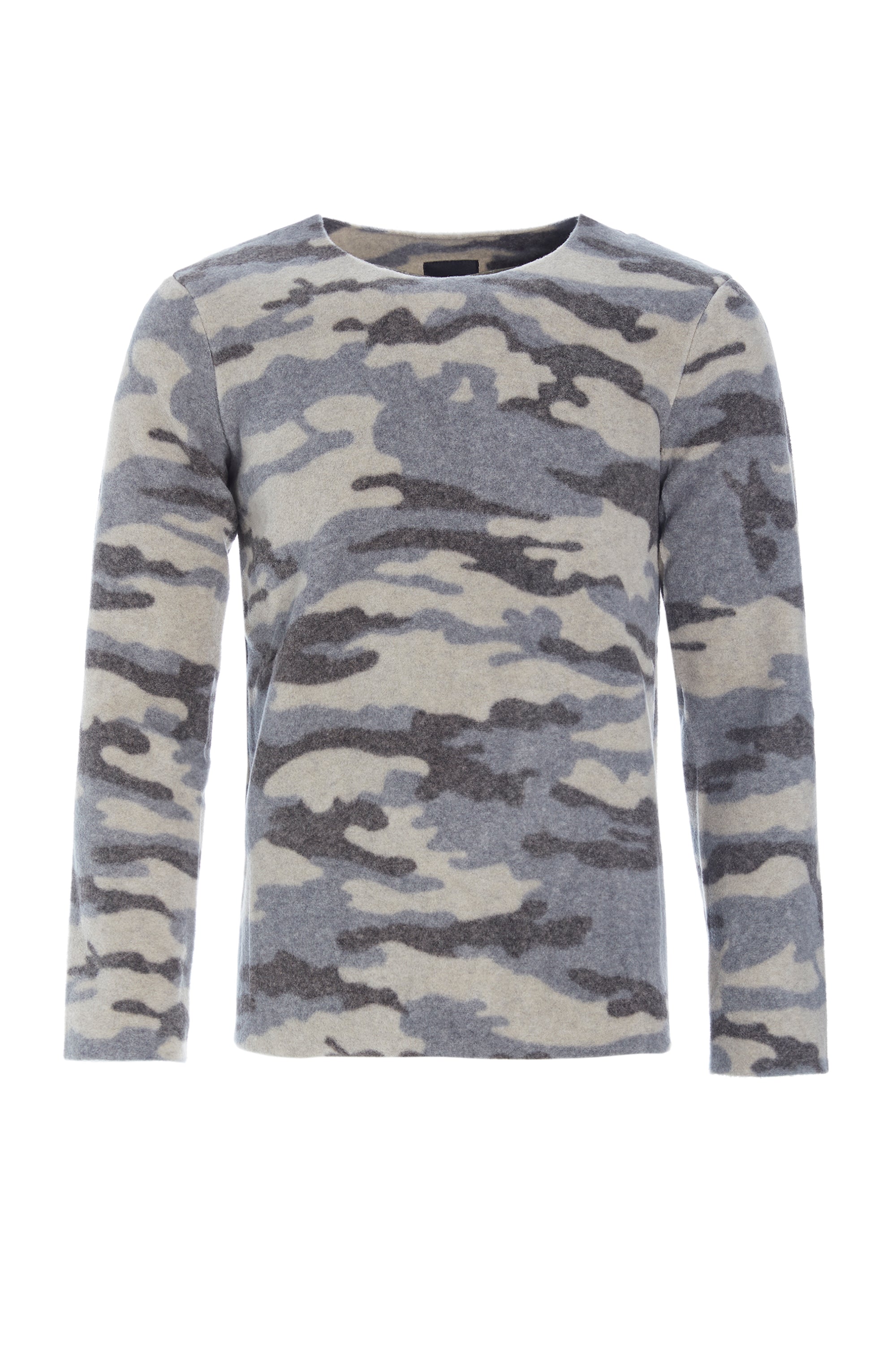 CARL BY STEFFENSEN COPENHAGEN Blouse round neck in print - 1000P BLOUSES & SWEATERS CAMOUFLAGE 102
