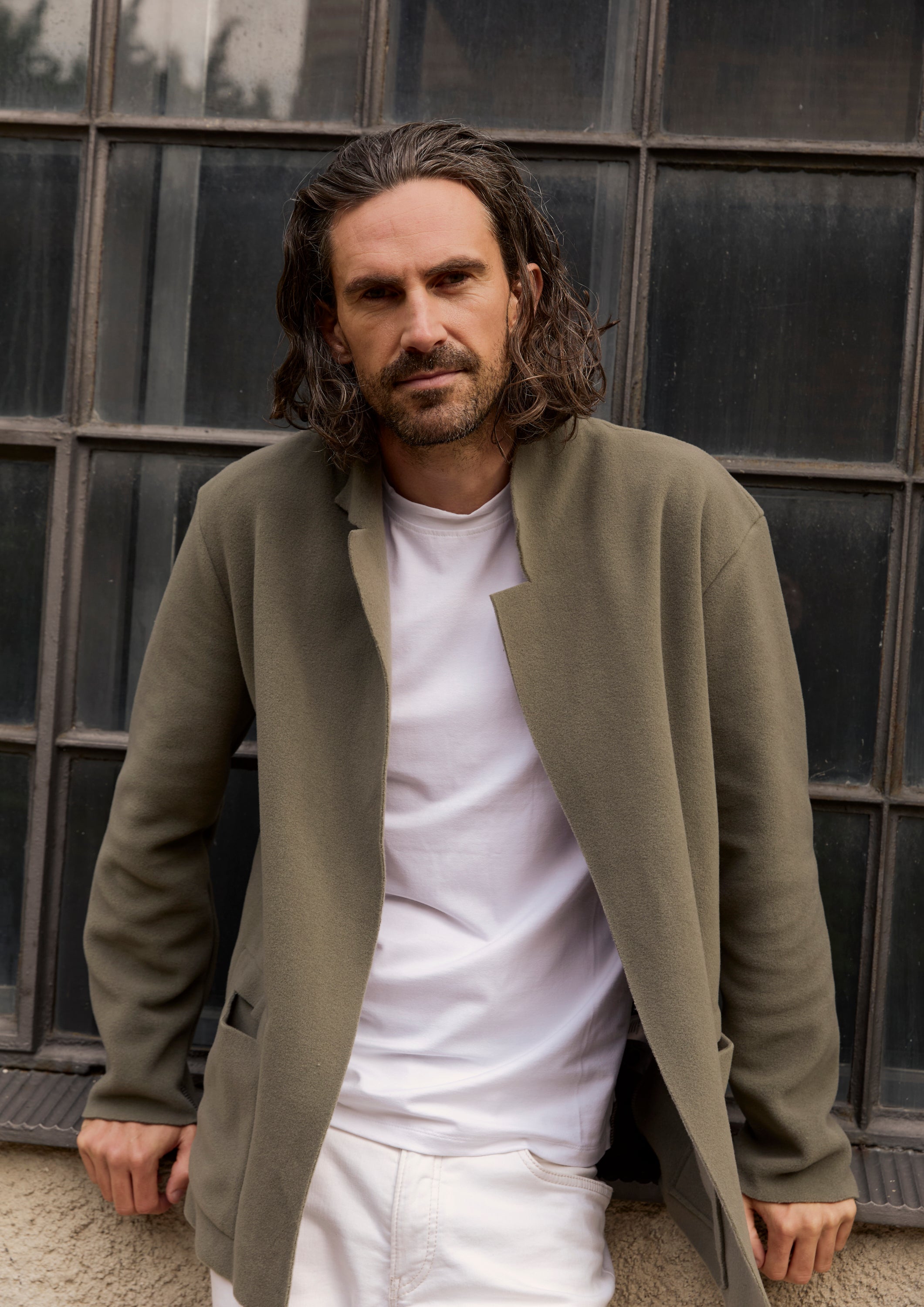 CARDIGAN - 1001C - DUSTY GREEN | HSCPH