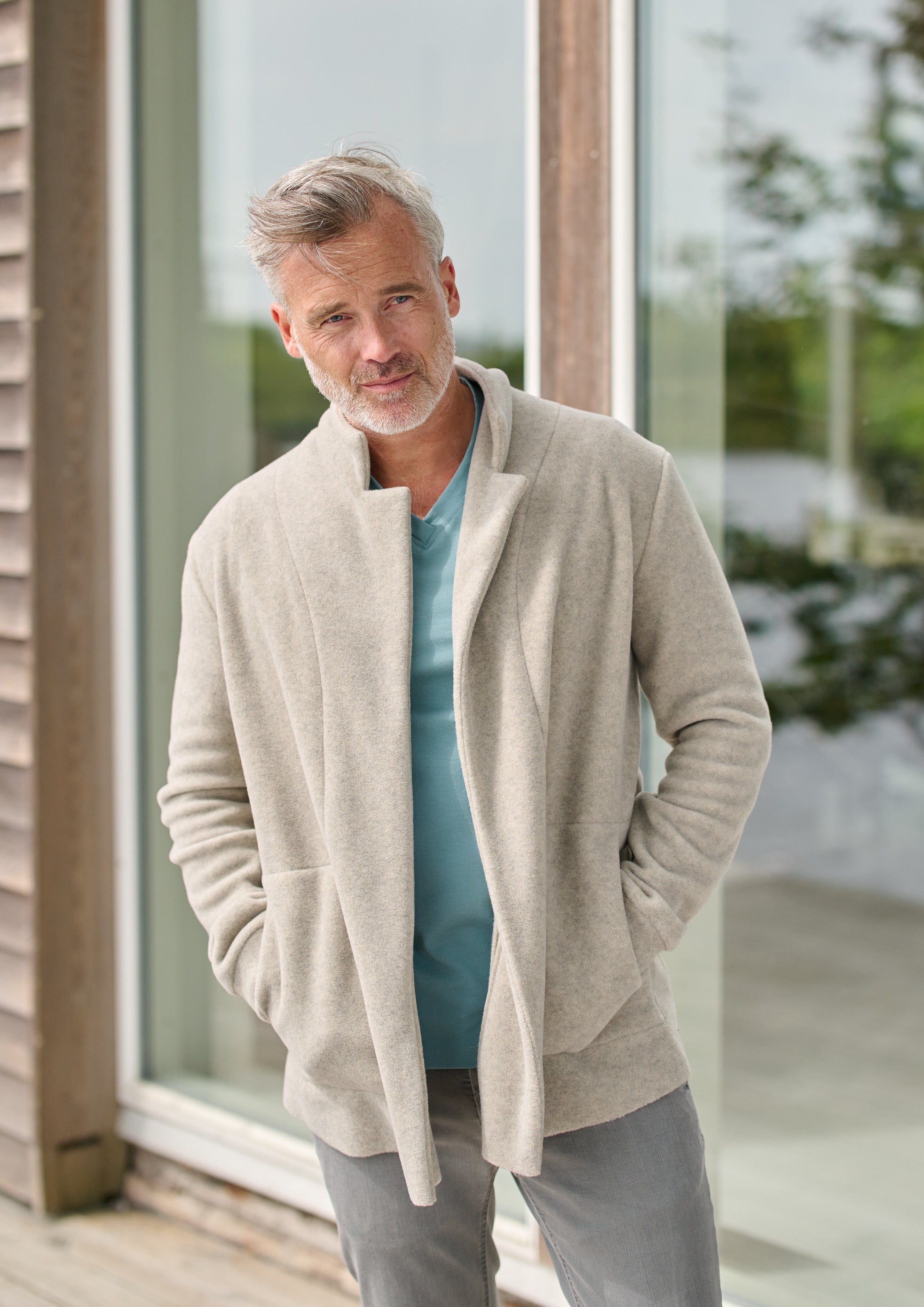 CARL BY STEFFENSEN COPENHAGEN CARDIGAN - 1027C CARDIGANS SAND 805