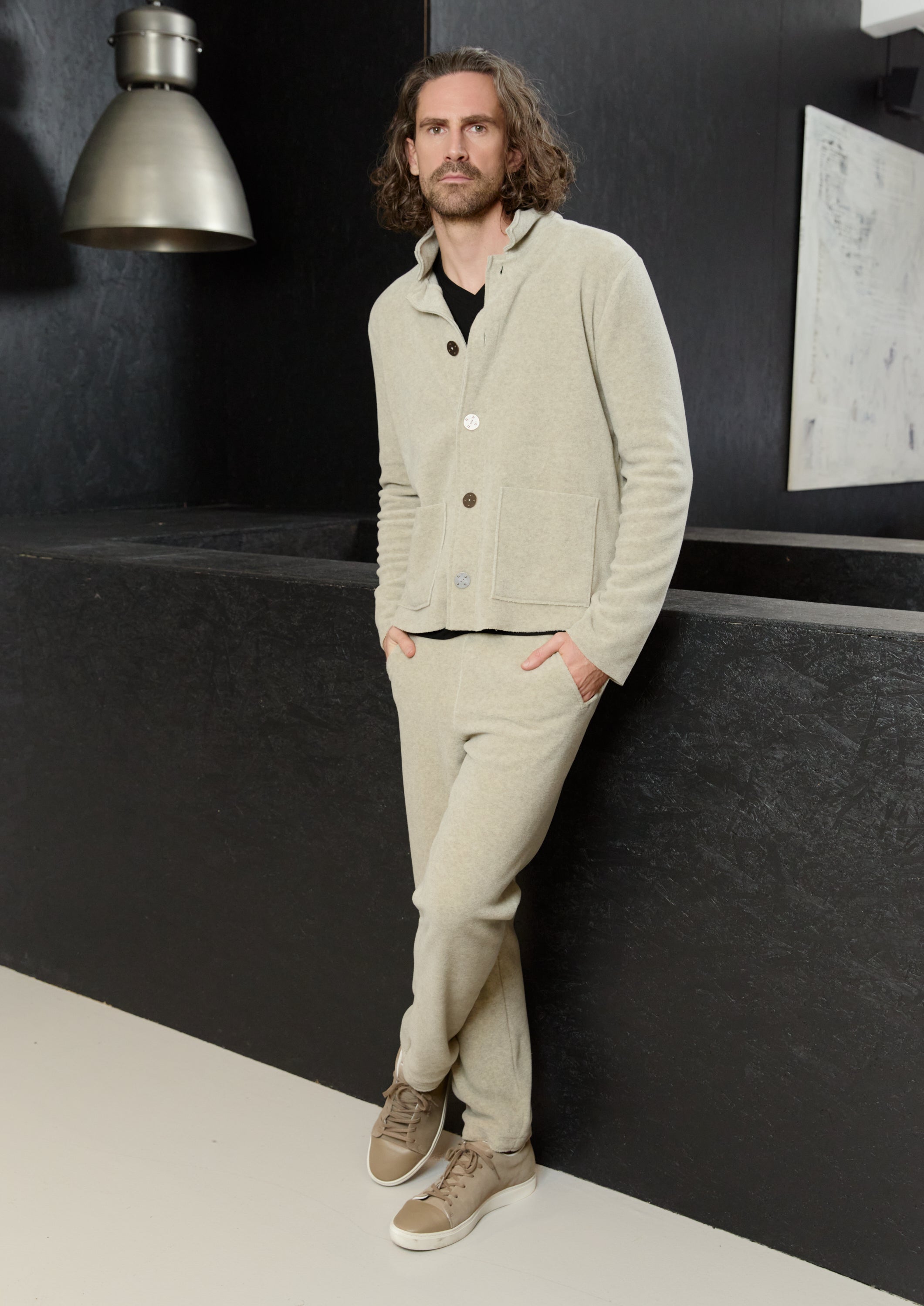 CARL BY STEFFENSEN COPENHAGEN CARDIGAN - 1049C CARDIGANS SAND 805
