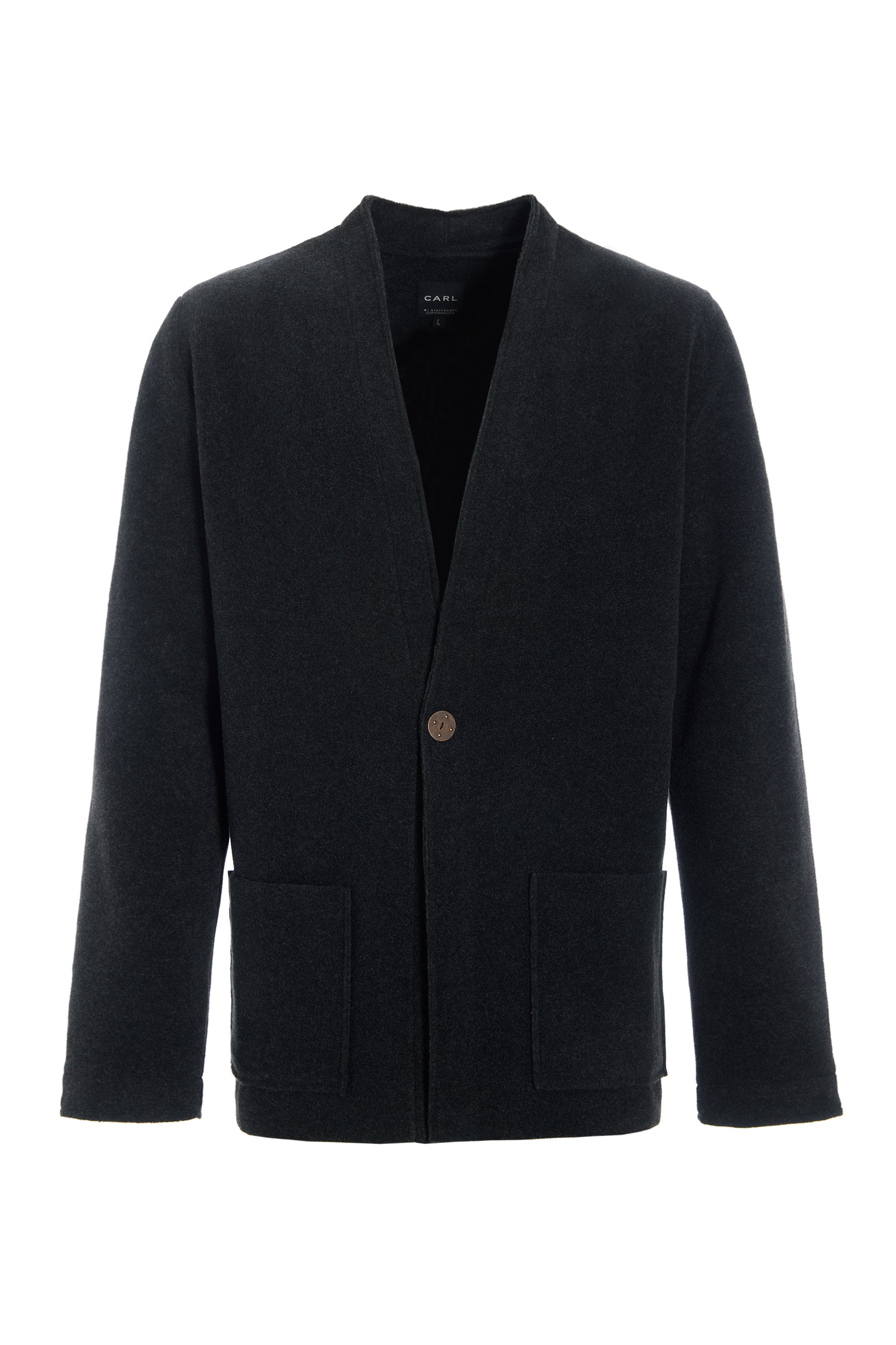 CARL BY STEFFENSEN COPENHAGEN CARDIGAN - 1058C CARDIGANS SOFT BLACK 914