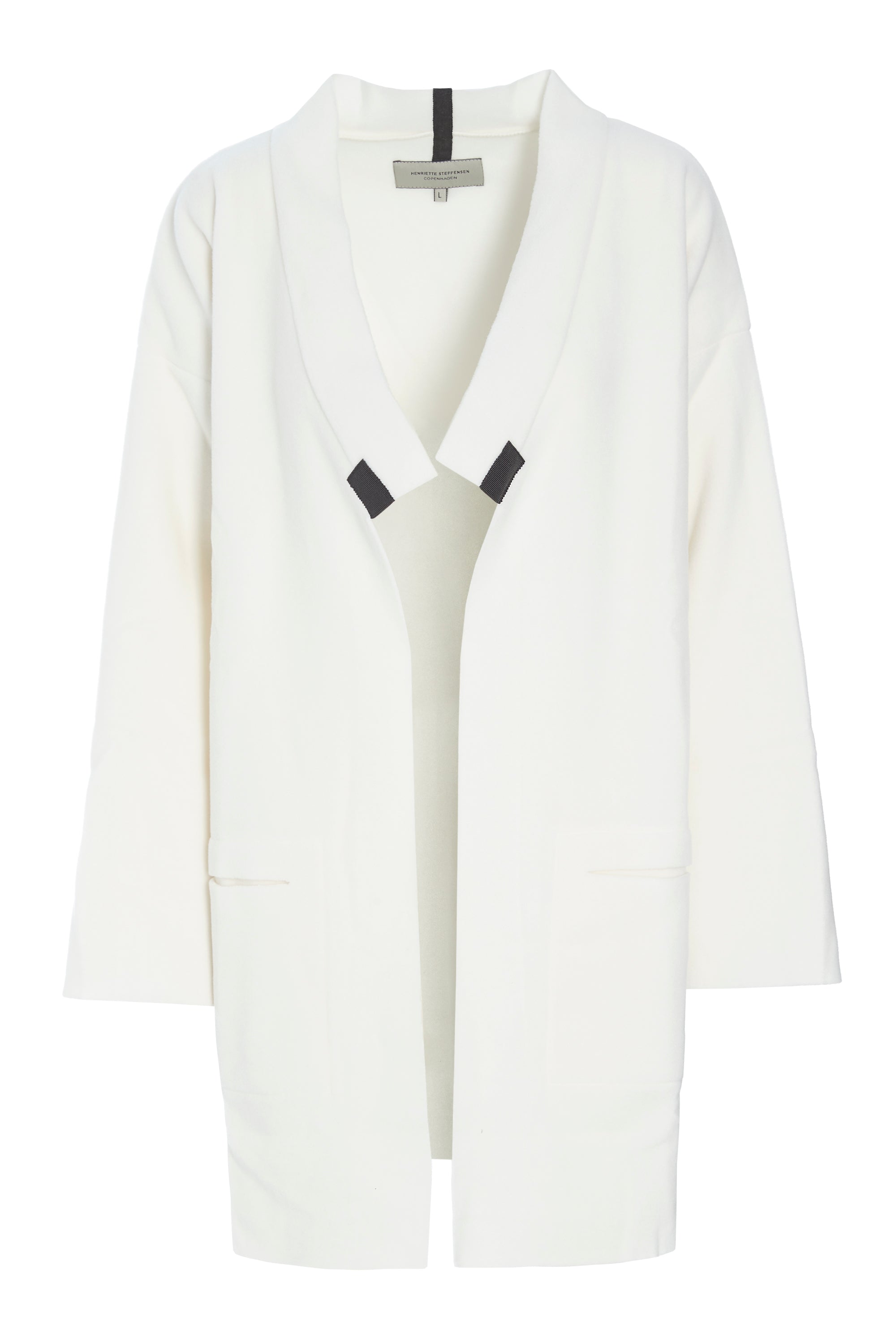 HENRIETTE STEFFENSEN COPENHAGEN CARDIGAN - 7134 CARDIGANS OFF WHITE 802
