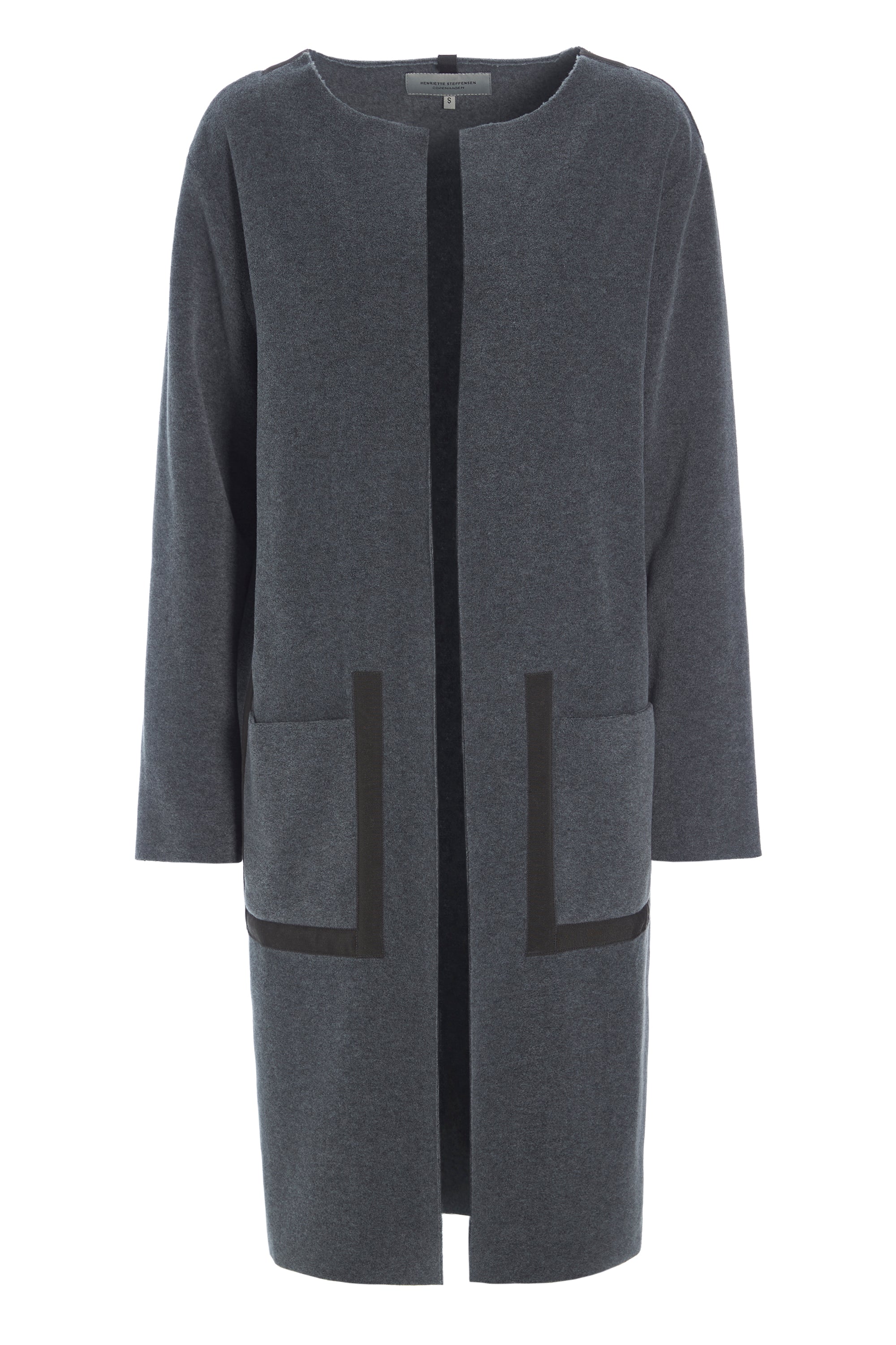 HENRIETTE STEFFENSEN COPENHAGEN CARDIGAN - 7142 CARDIGANS GREY 905