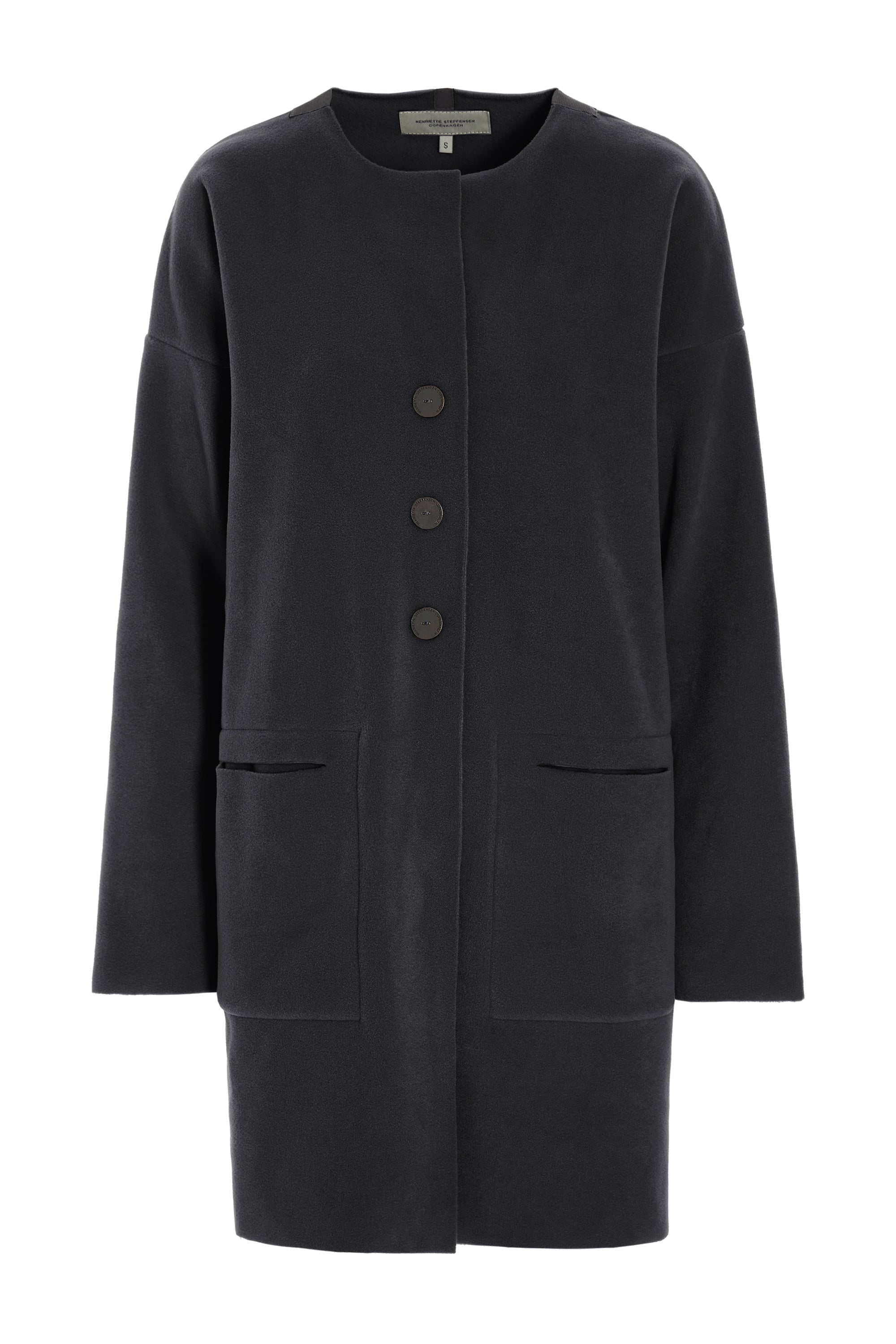 HENRIETTE STEFFENSEN COPENHAGEN CARDIGAN - 7163 CARDIGANS SOFT BLACK 914