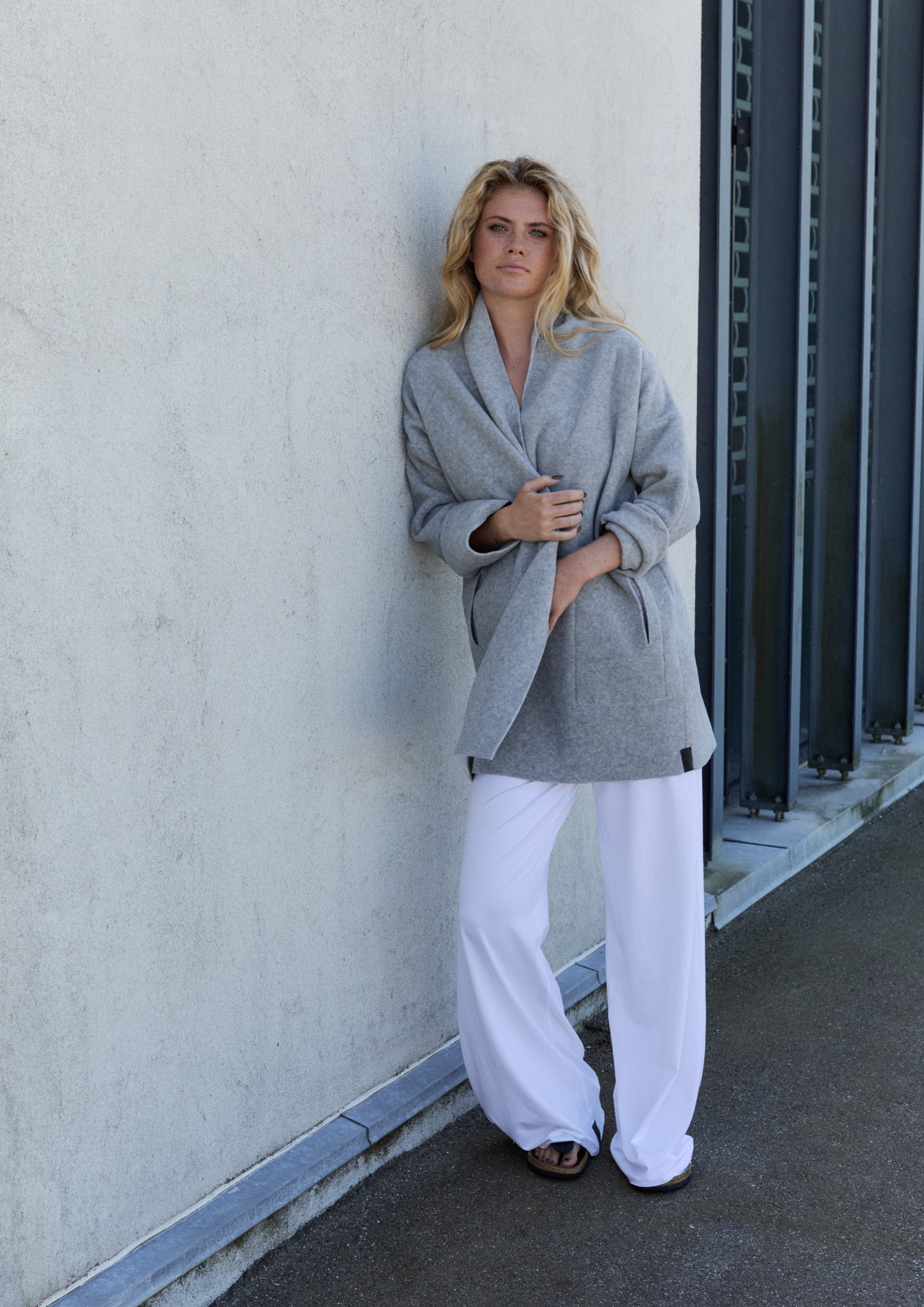 HENRIETTE STEFFENSEN COPENHAGEN CARDIGAN - 7173 CARDIGANS LIGHT GREY 876