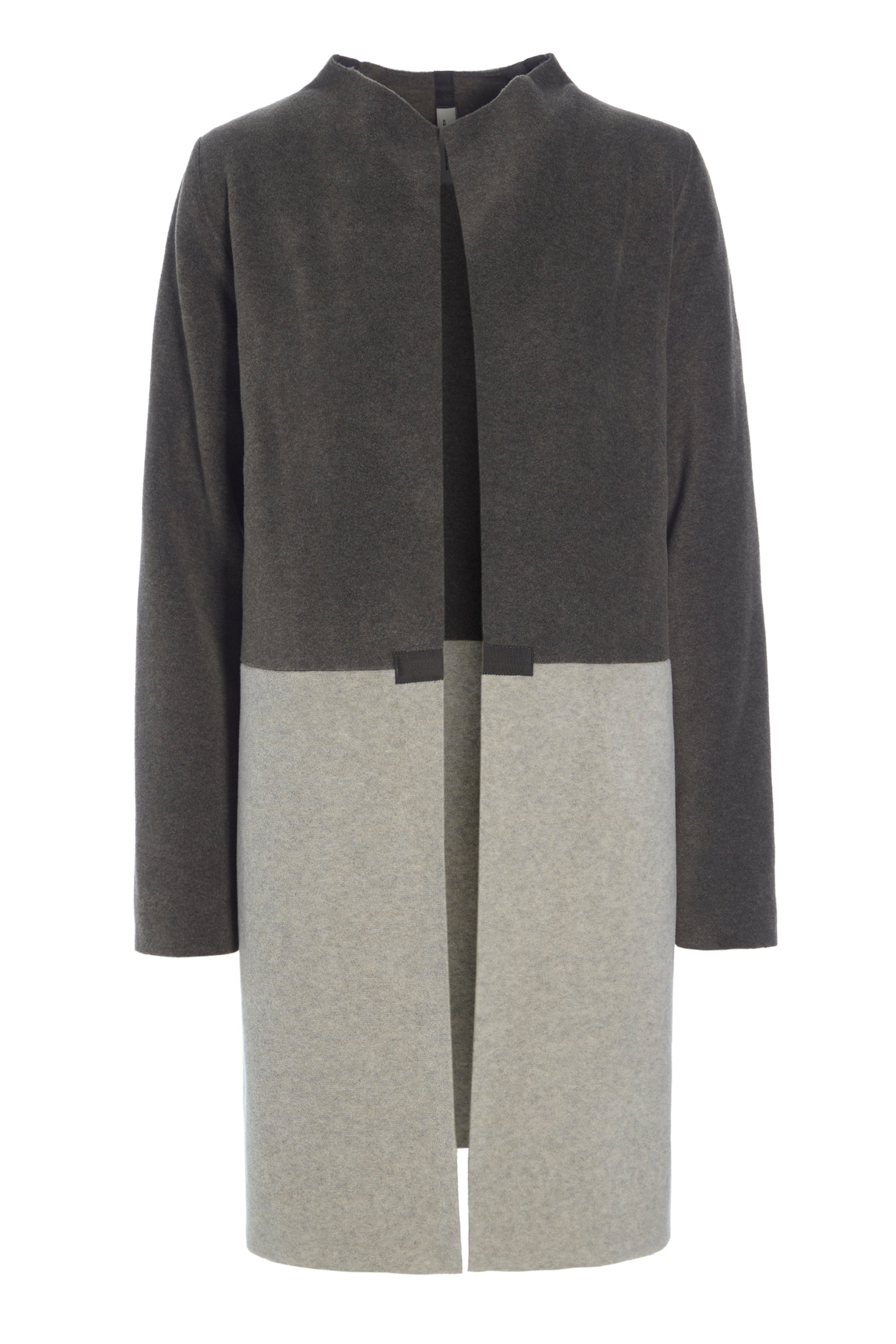 HENRIETTE STEFFENSEN COPENHAGEN CARDIGAN 2 COLORED - 7133 CARDIGANS BARK/SAND 646