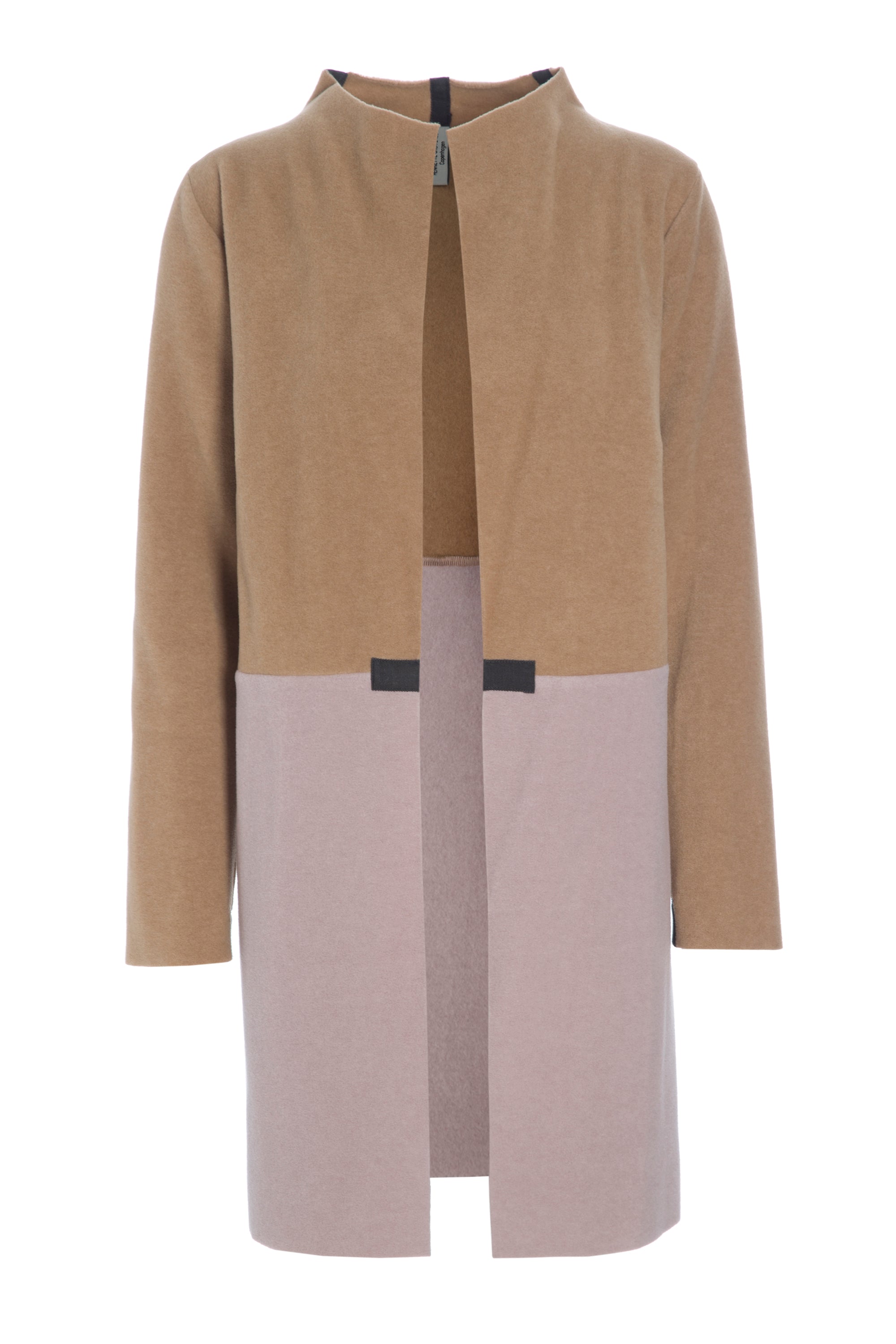 HENRIETTE STEFFENSEN COPENHAGEN CARDIGAN 2 COLORED - 7133 CARDIGANS CAMEL / NUDE 816