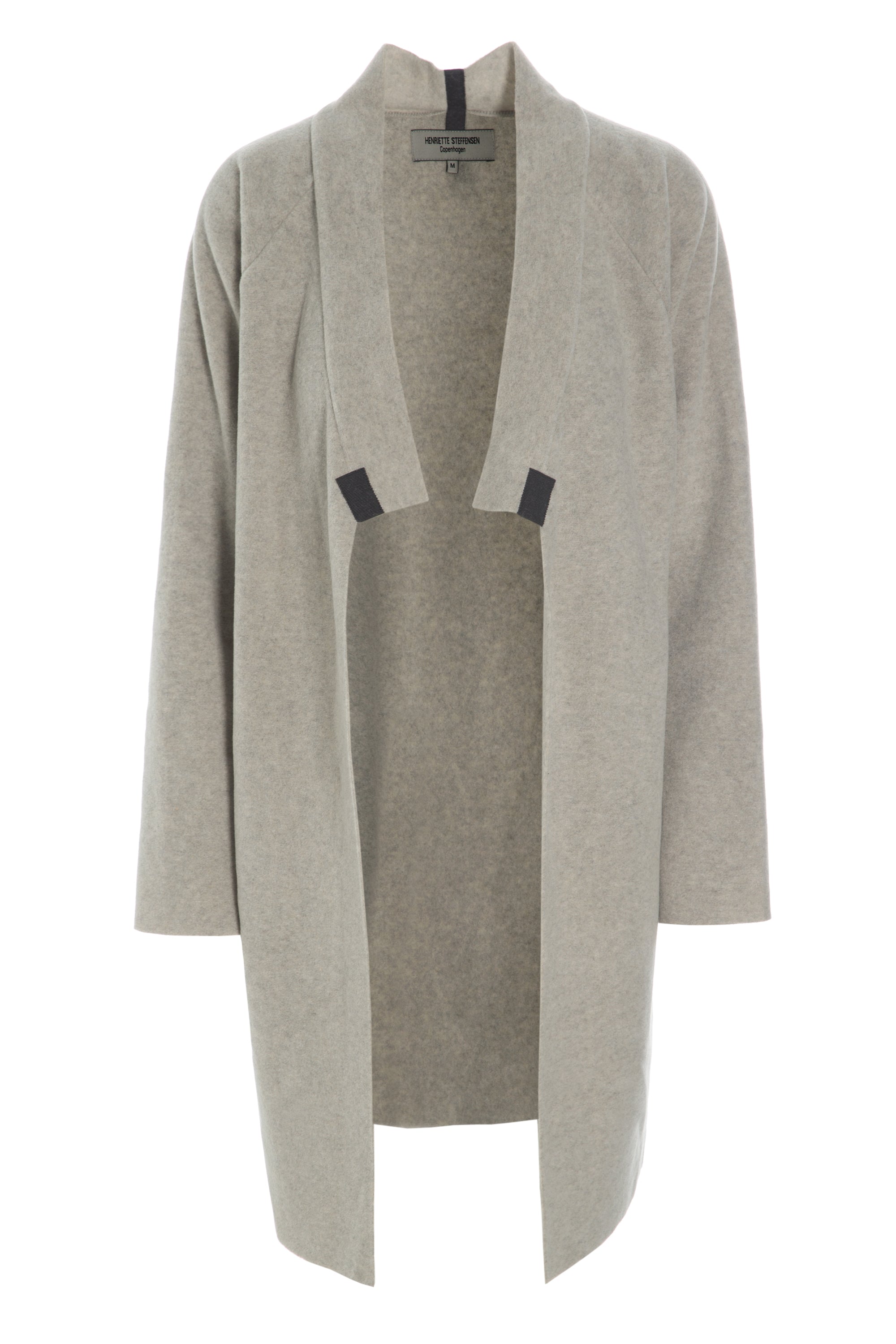 HENRIETTE STEFFENSEN COPENHAGEN CARDIGAN LONG SLIT - 7117 CARDIGANS SAND 805