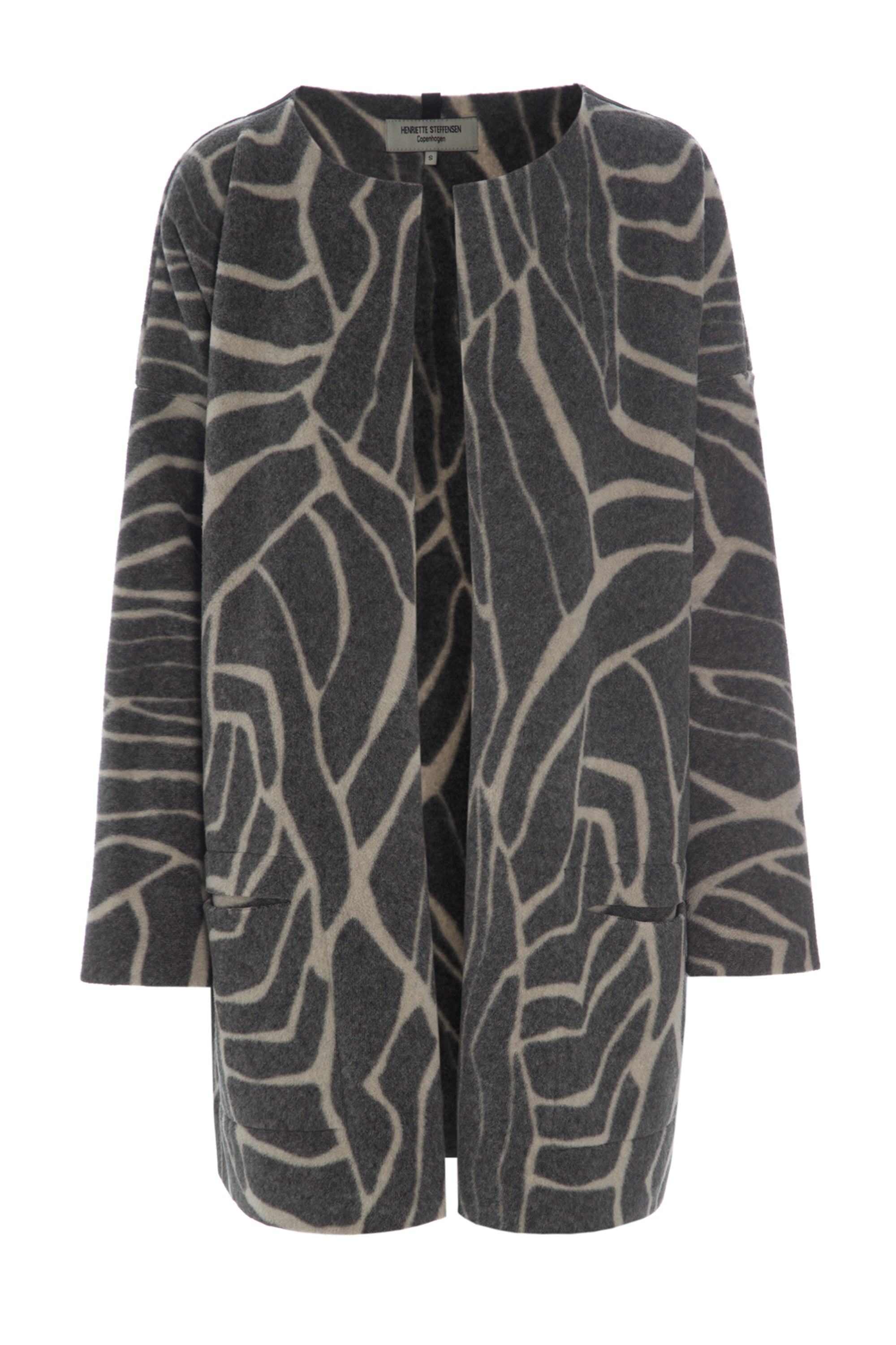 HENRIETTE STEFFENSEN COPENHAGEN CARDIGAN OVERSIZE - 7105P CARDIGANS LEAVES