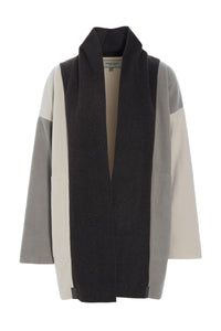 CARDIGAN PATCH - 7172 - CHOCOLATE/ELEPH/KIT