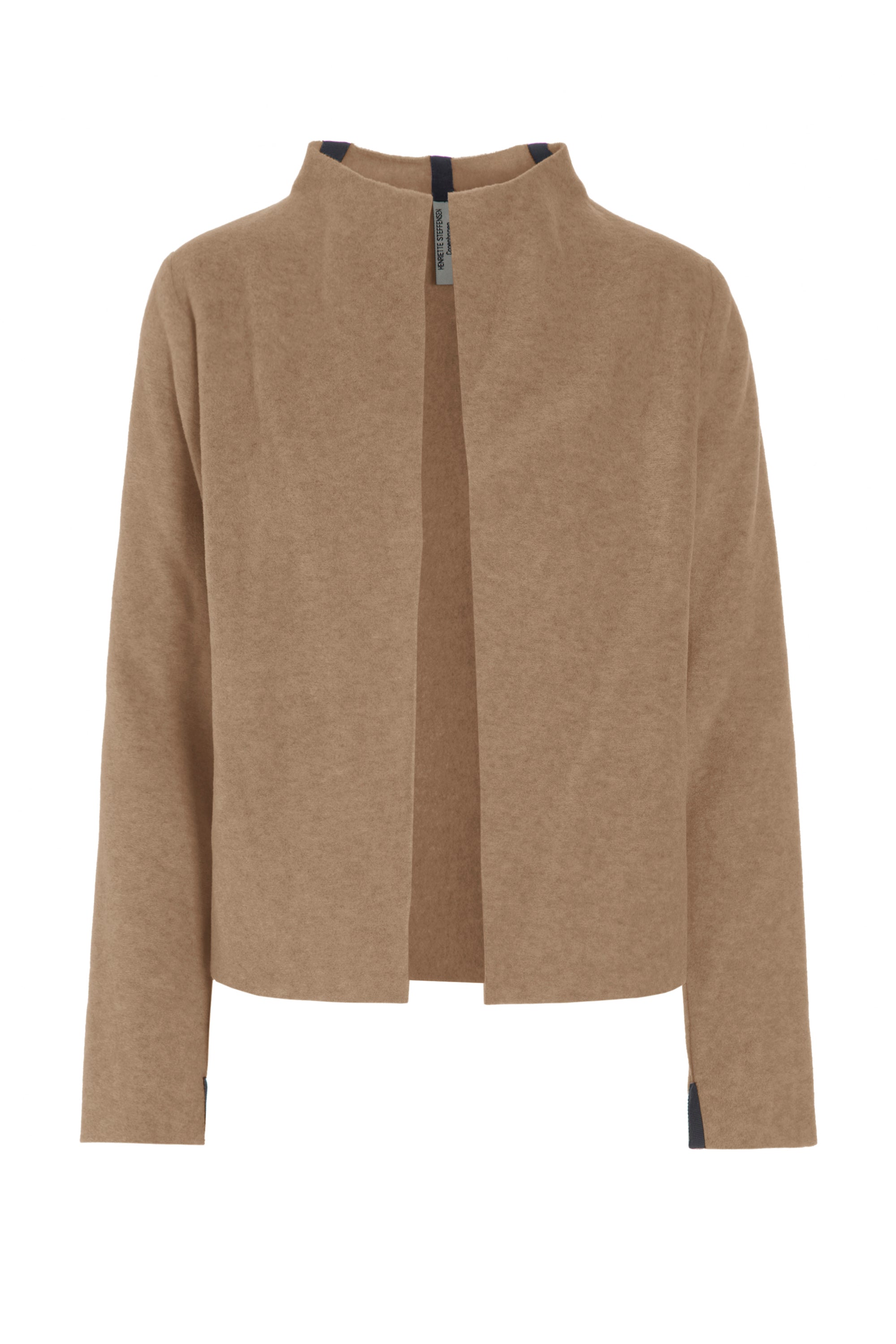 HENRIETTE STEFFENSEN COPENHAGEN CARDIGAN SHORT - 7136 CARDIGANS CAMEL 815
