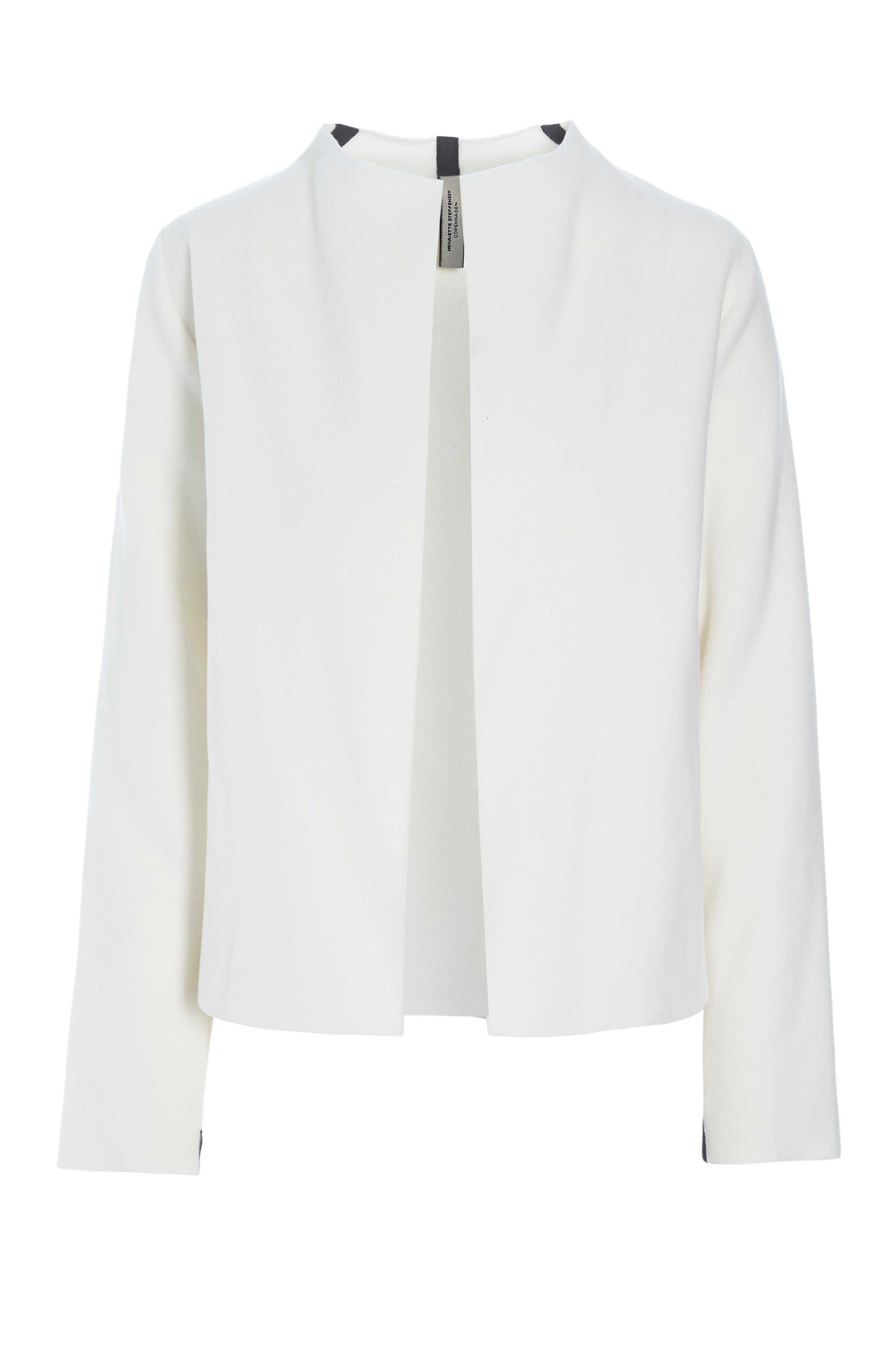 HENRIETTE STEFFENSEN COPENHAGEN CARDIGAN SHORT - 7136 CARDIGANS OFF WHITE 802