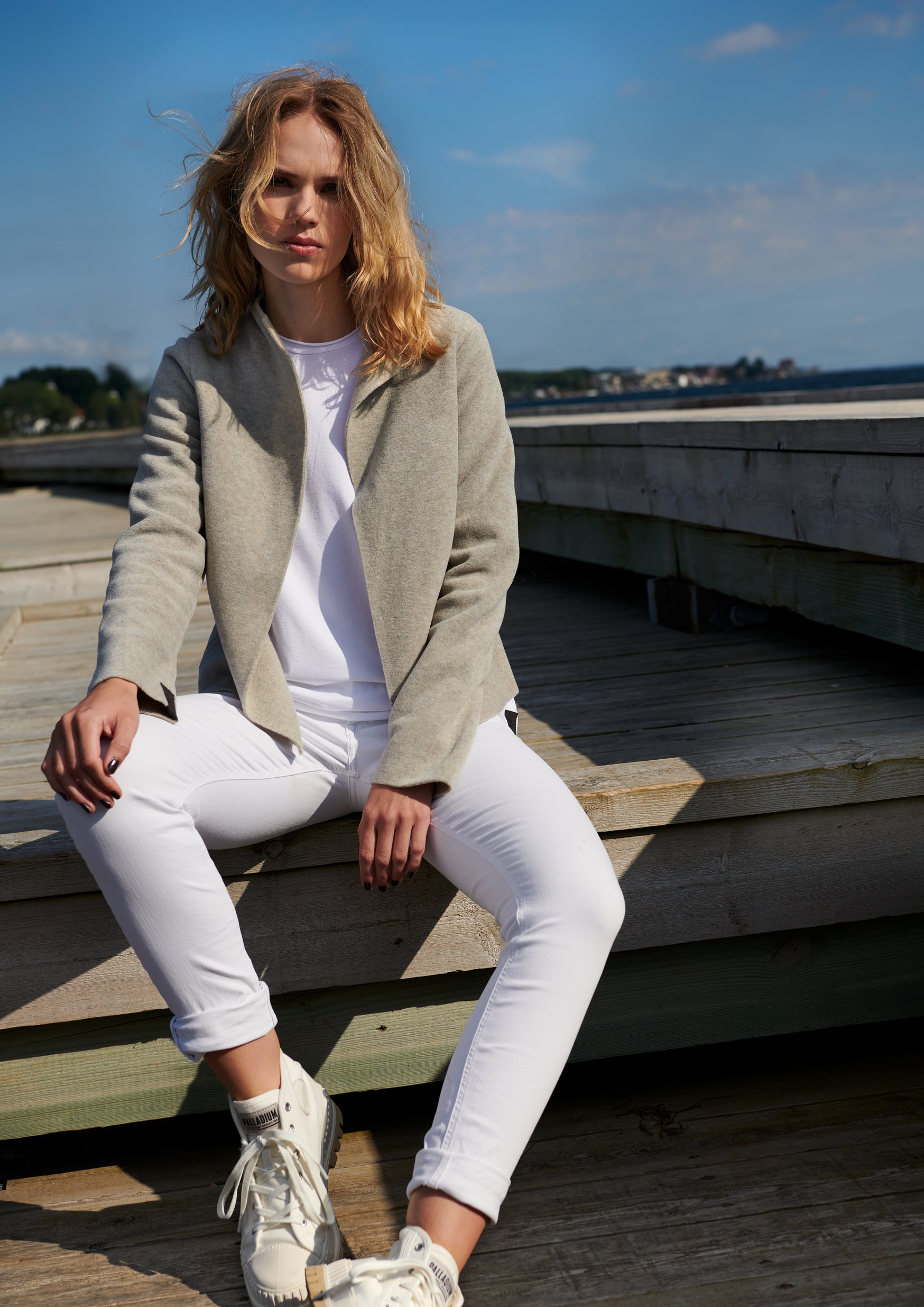 HENRIETTE STEFFENSEN COPENHAGEN CARDIGAN SHORT - 7136 CARDIGANS SAND 805