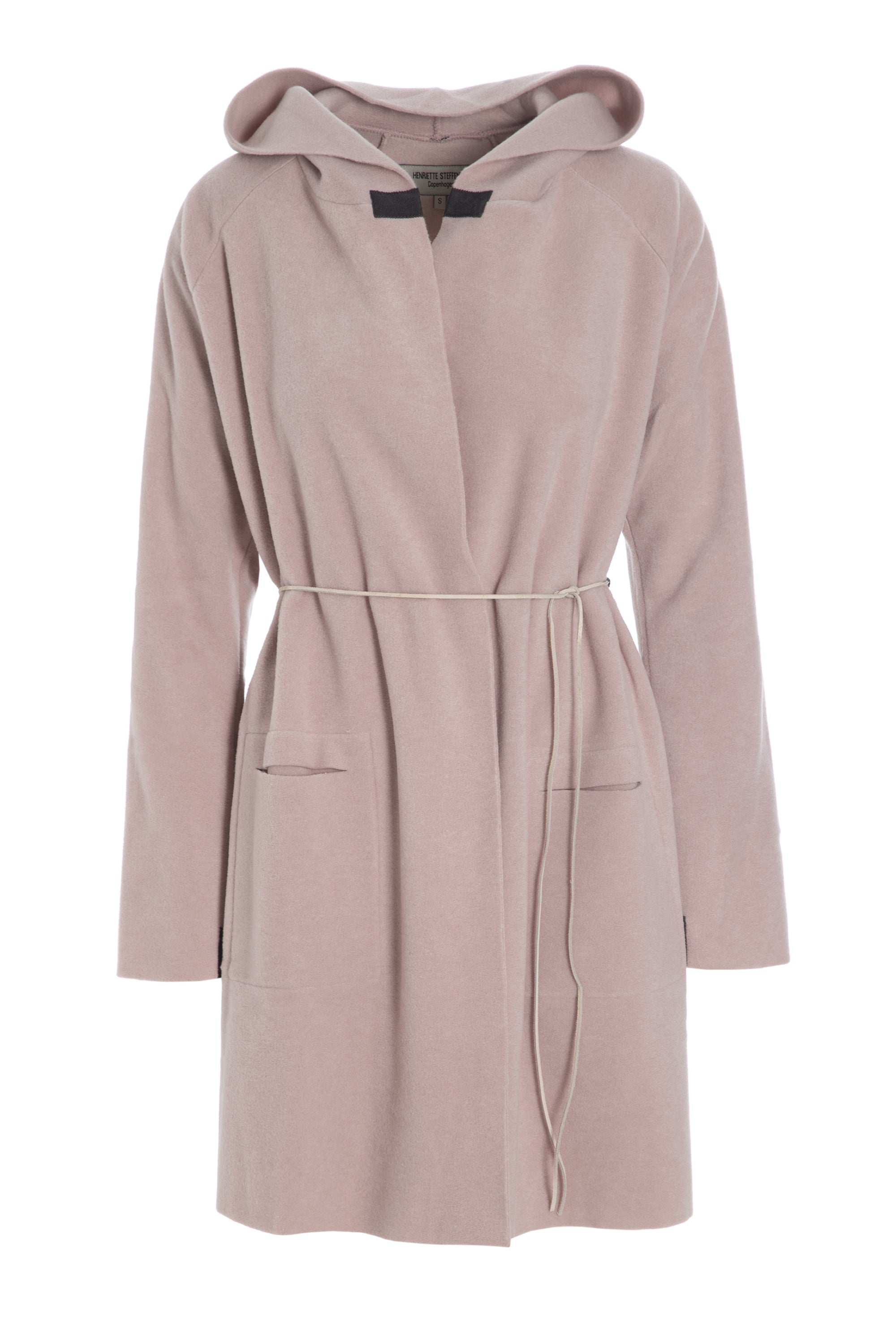 HENRIETTE STEFFENSEN COPENHAGEN CARDIGAN WITH BELT - 7126 CARDIGANS NUDE 401