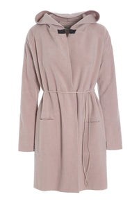 CARDIGAN WITH BELT - 7126 - NUDE