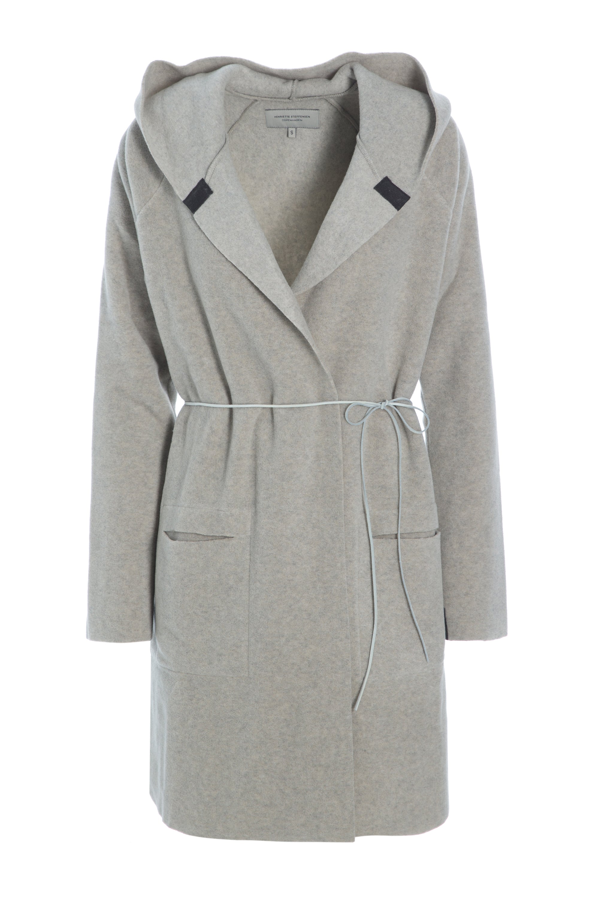 HENRIETTE STEFFENSEN COPENHAGEN CARDIGAN WITH BELT - 7126 CARDIGANS SAND 805