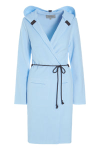 CARDIGAN WITH BELT - 7151 - BABY BLUE