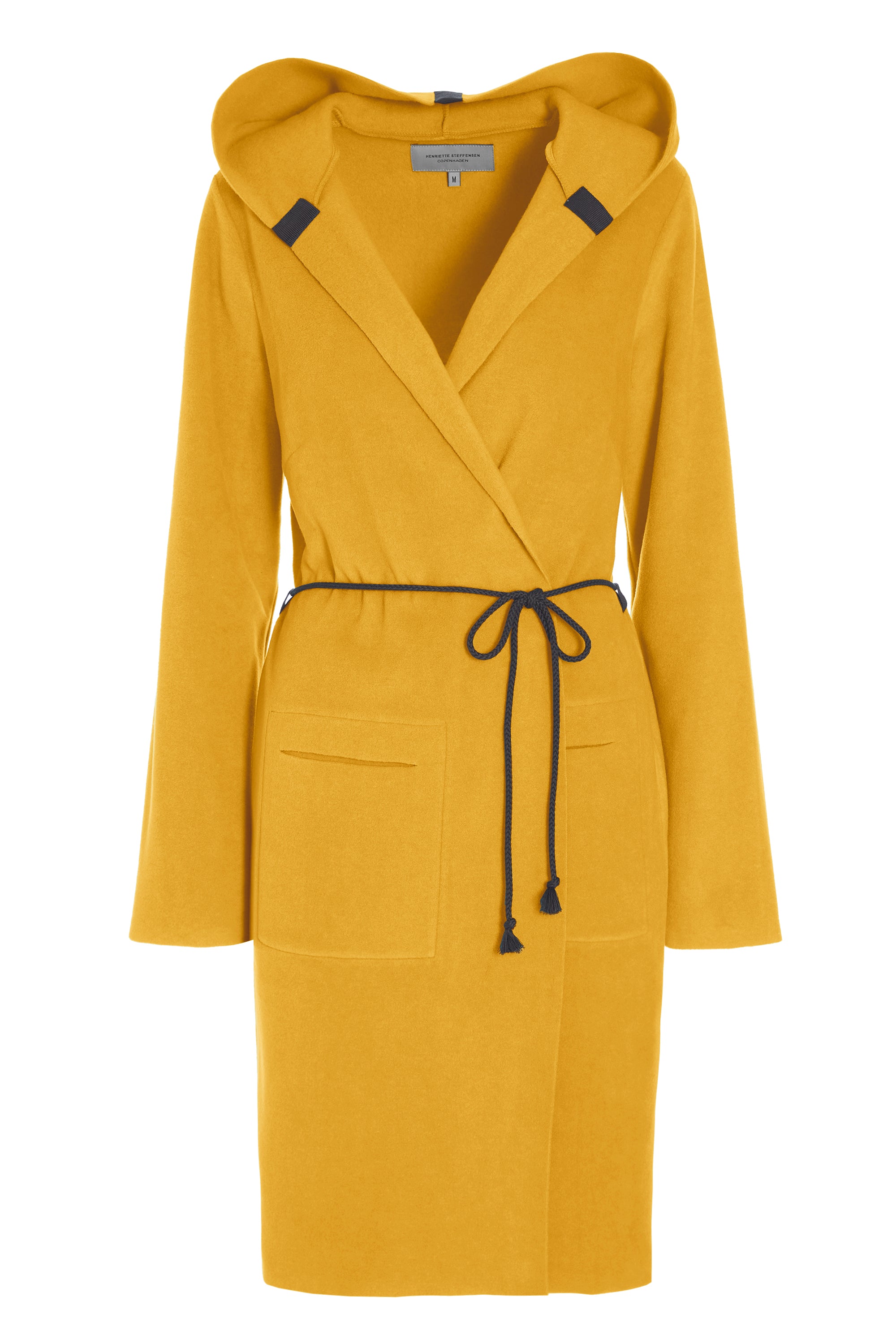 HENRIETTE STEFFENSEN COPENHAGEN CARDIGAN WITH BELT - 7151 CARDIGANS SAFRAN 701