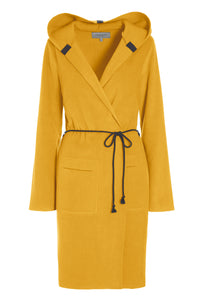 CARDIGAN WITH BELT - 7151 - SAFRAN