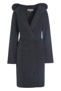 CARDIGAN WITH BELT - 7151 - SOFT BLACK