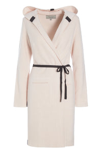 CARDIGAN WITH BELT - 7151 - SOFT ROSE