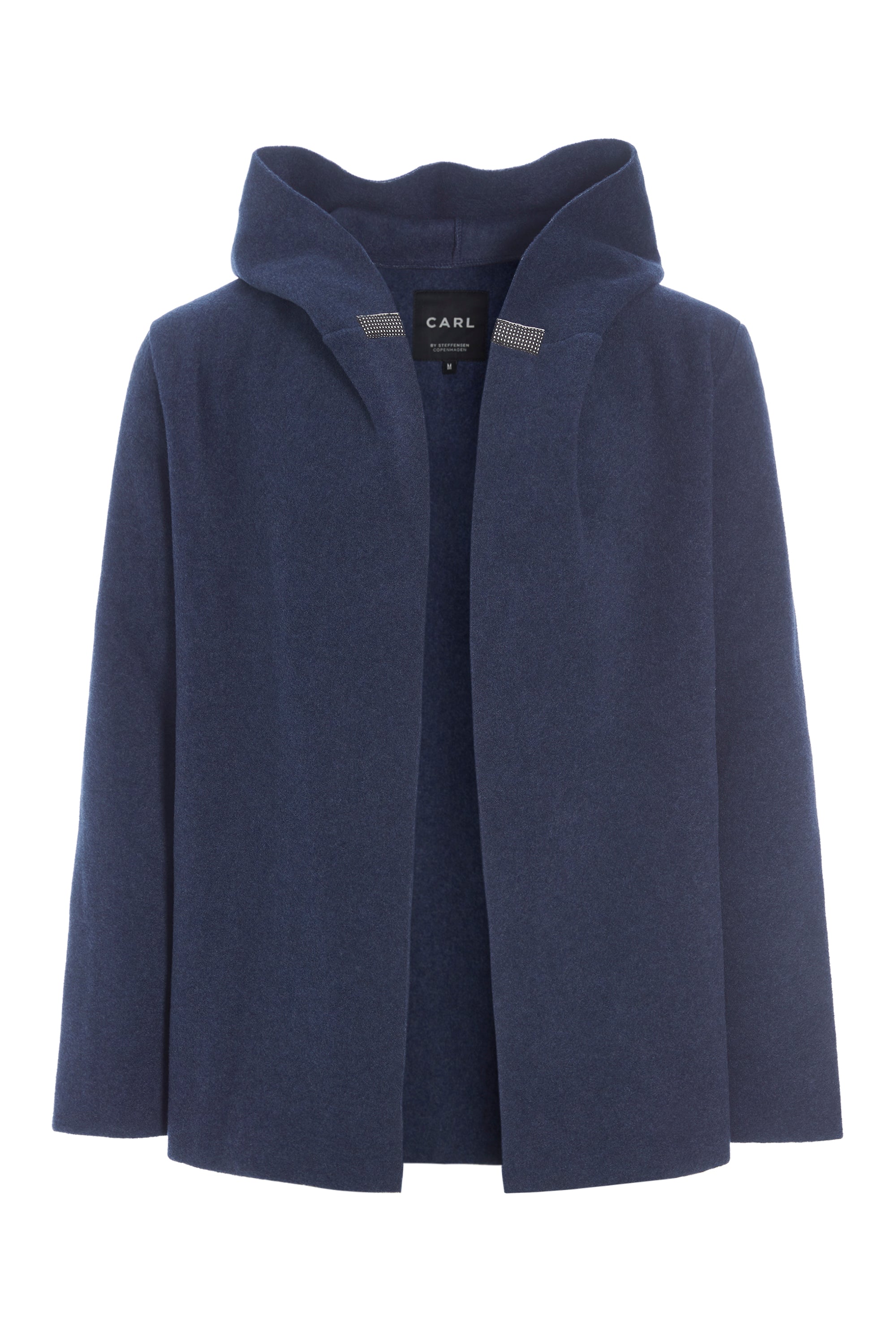 CARL BY STEFFENSEN COPENHAGEN CARDIGAN WITH HOOD - 1002C CARDIGANS DENIM 767