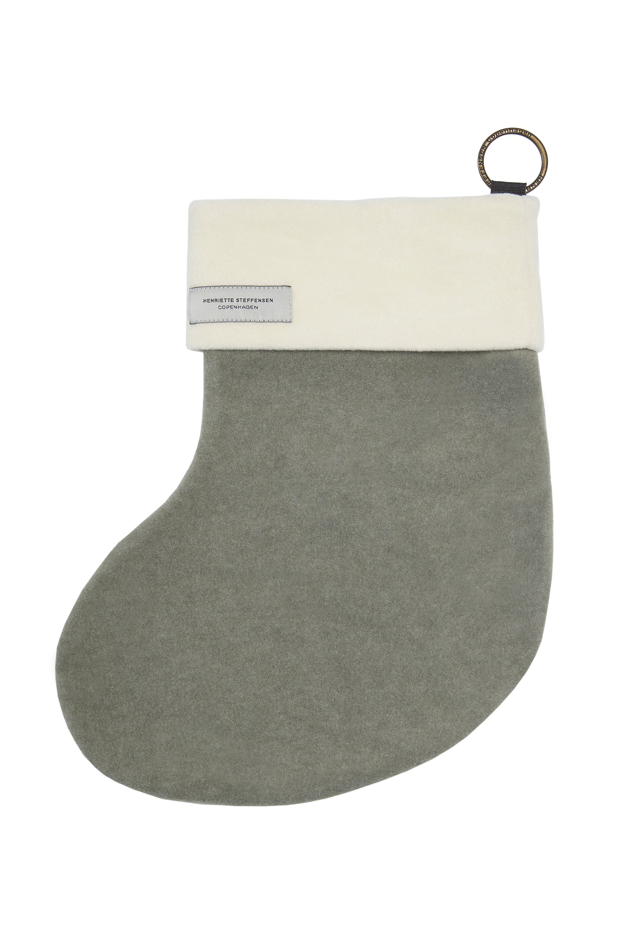 HENRIETTE STEFFENSEN COPENHAGEN CHRISTMAS STOCKINGS - 5038 HOME DUSTY GREEN 609